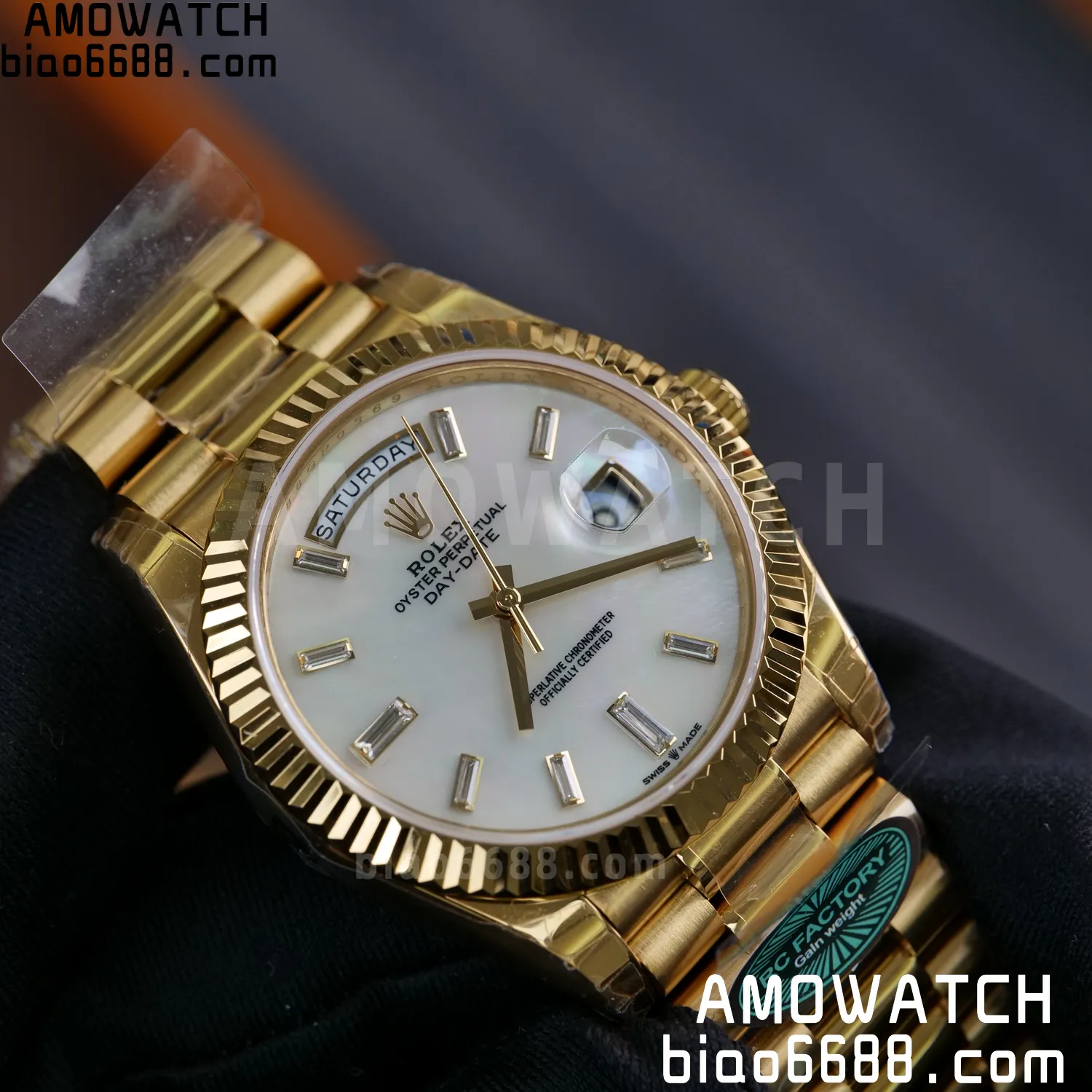 Rolex Day Date 40 YG 228238 RCF 1:1 Best Edition MOP Dial on President Bracelet VR3255 (211g) 68 236411635e5d427 AMO Watch