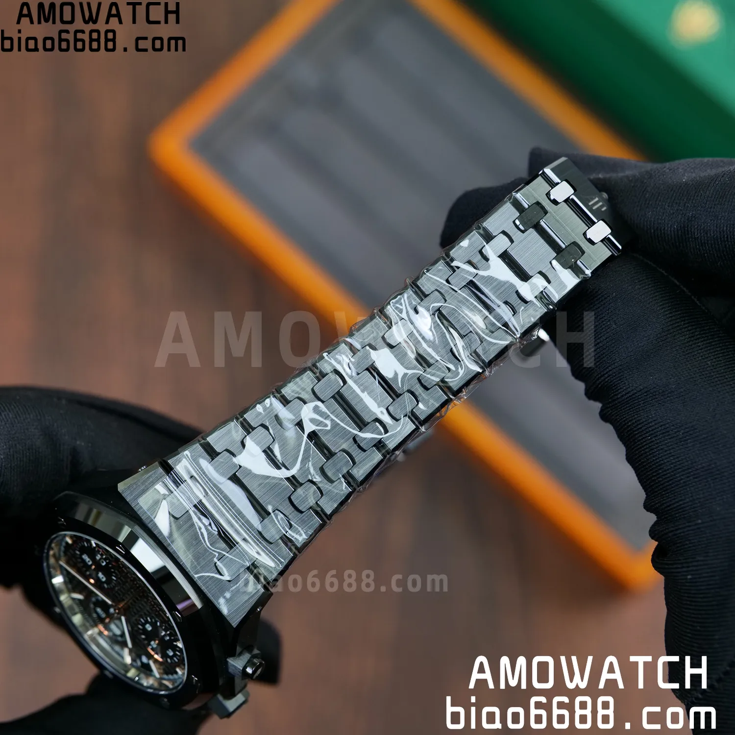 AP Royal Oak Chrono 26240 Black Ceramic DDF 1:1 Best Edition Black Dial SA4401 Super Clone 73 3440ce28ce68af9 阿默表行AmoWatch