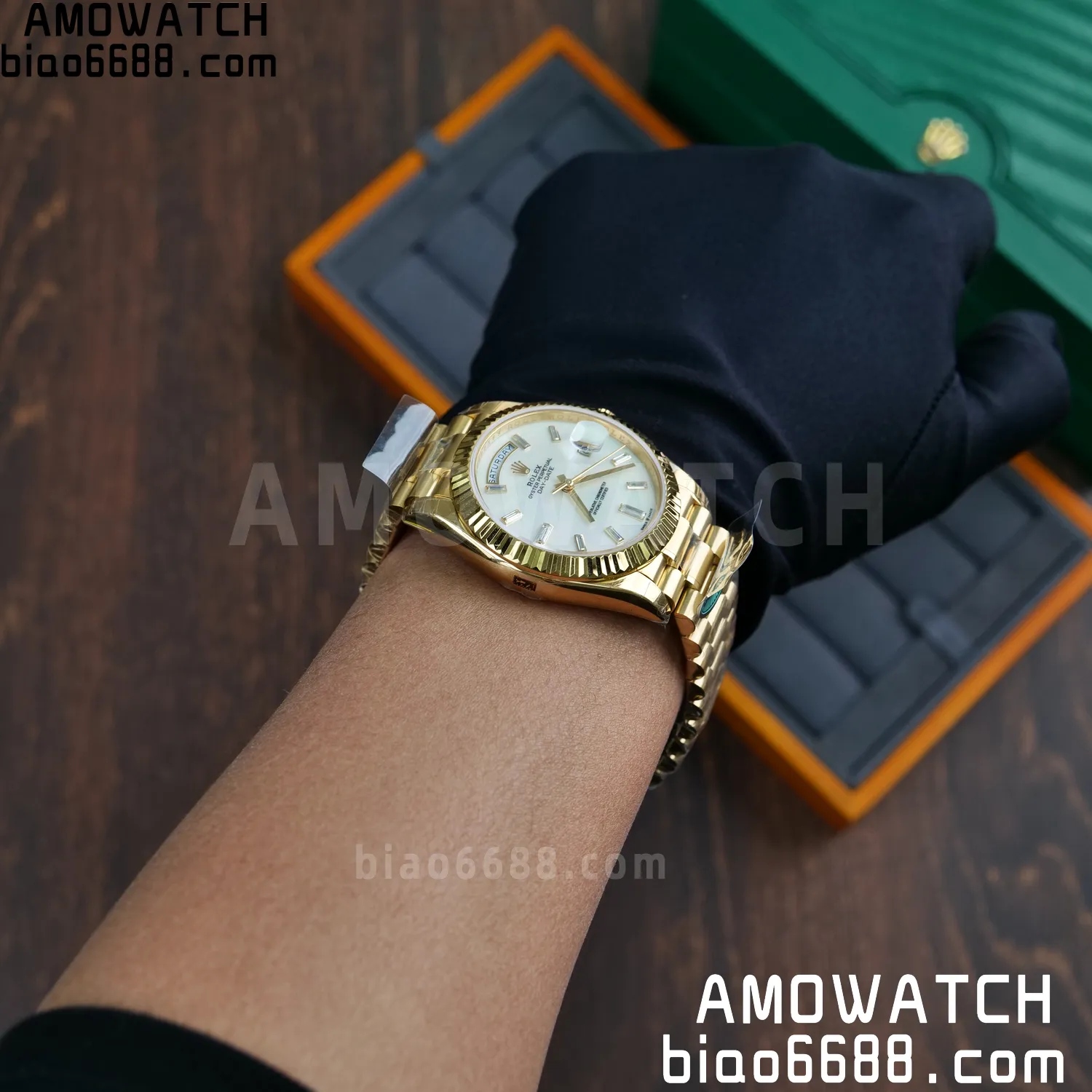 Rolex Day Date 40 YG 228238 RCF 1:1 Best Edition MOP Dial on President Bracelet VR3255 (211g) 81 3682b8d37aaf8a5 AMO Watch