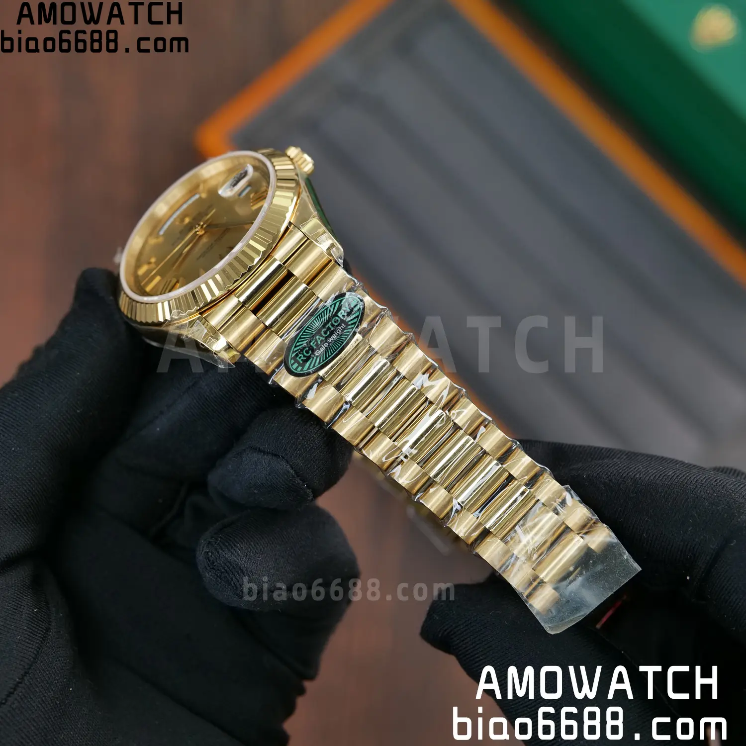 Rolex Day Date 40 YG 228238 RCF 1:1 Best Edition YG Dial on President Bracelet VR3255 (210g) 81 36acd6288981bc6 AMO Watch
