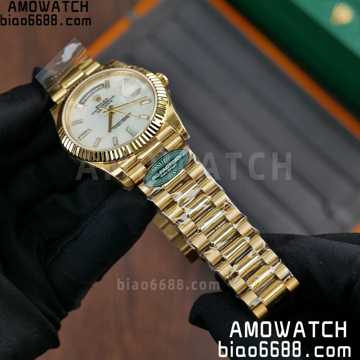 Rolex Day Date 40 YG 228238 RCF 1:1 Best Edition MOP Dial on President Bracelet VR3255 (211g) 61 372d0f9539a8ce7 AMO Watch