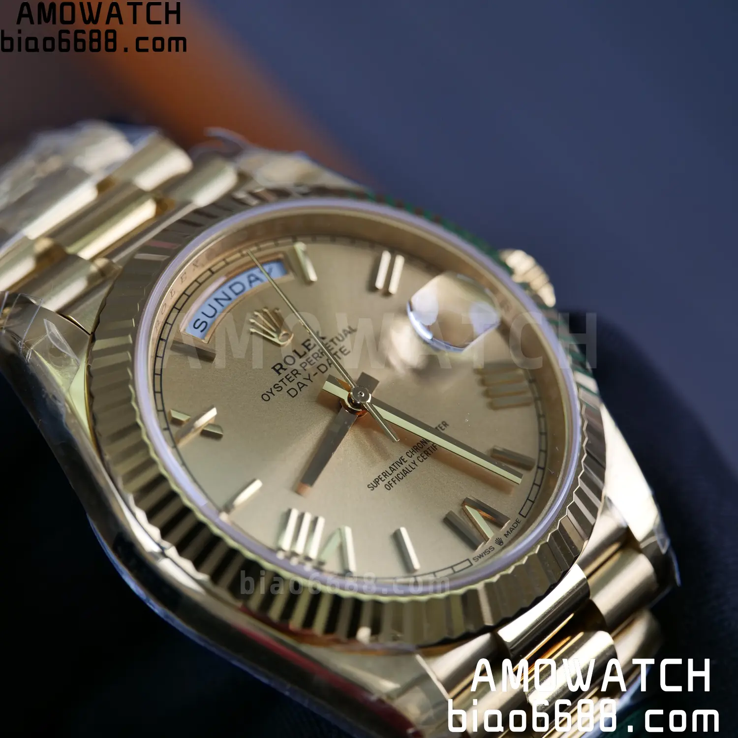 Rolex Day Date 40 YG 228238 RCF 1:1 Best Edition YG Dial on President Bracelet VR3255 (210g) 95 3d36ac37c02f13b AMO Watch