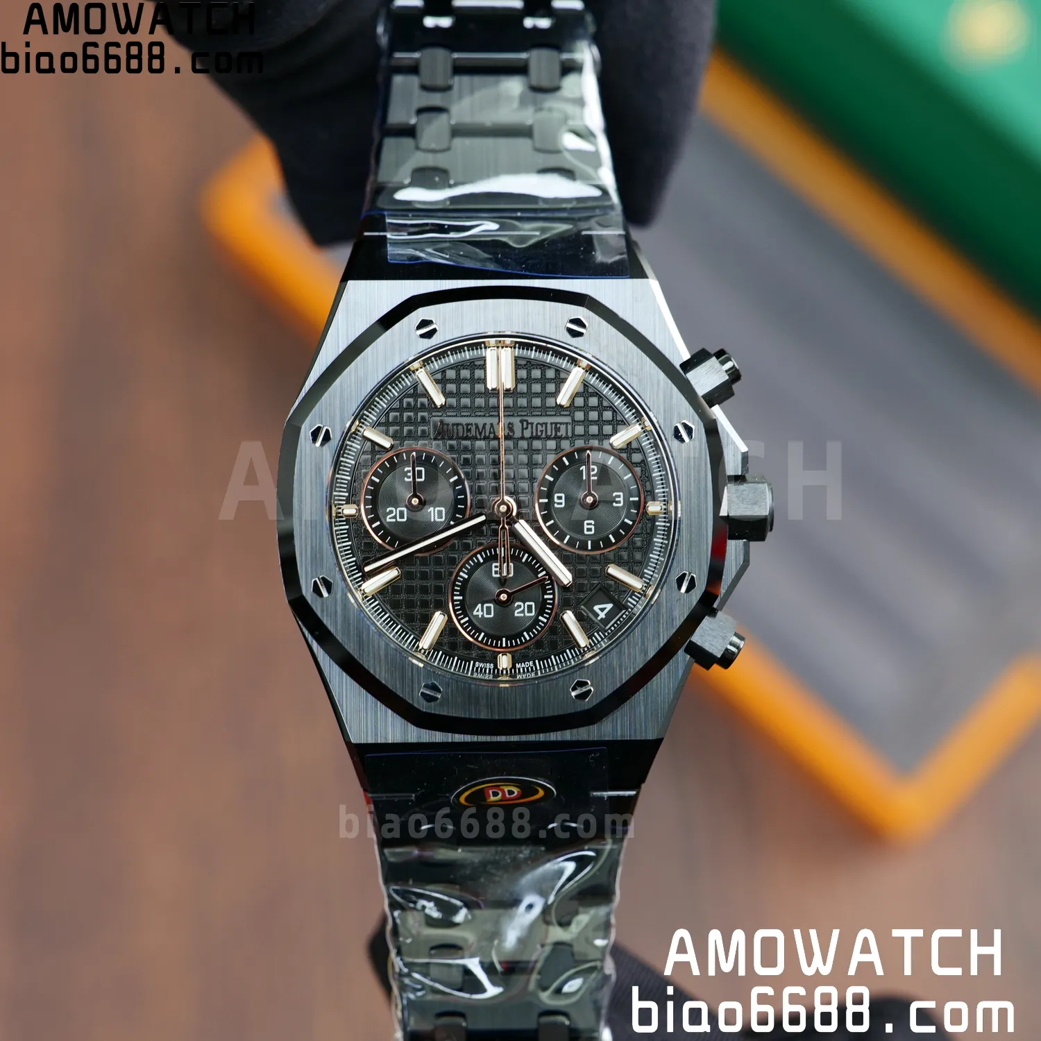 AP Royal Oak Chrono 26240 Black Ceramic DDF 1:1 Best Edition Black Dial SA4401 Super Clone 75 49a6ddf34da922f 阿默表行AmoWatch