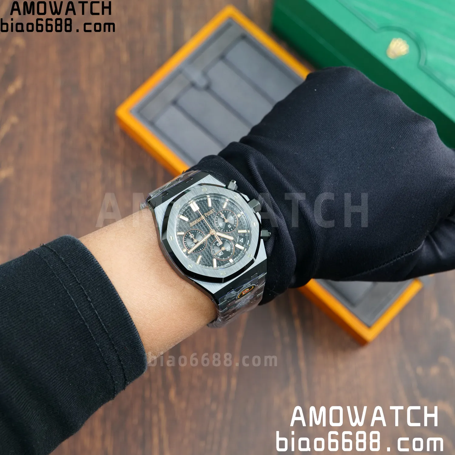 AP Royal Oak Chrono 26240 Black Ceramic DDF 1:1 Best Edition Black Dial SA4401 Super Clone 97 5cbeaca3ea258f5 阿默表行AmoWatch