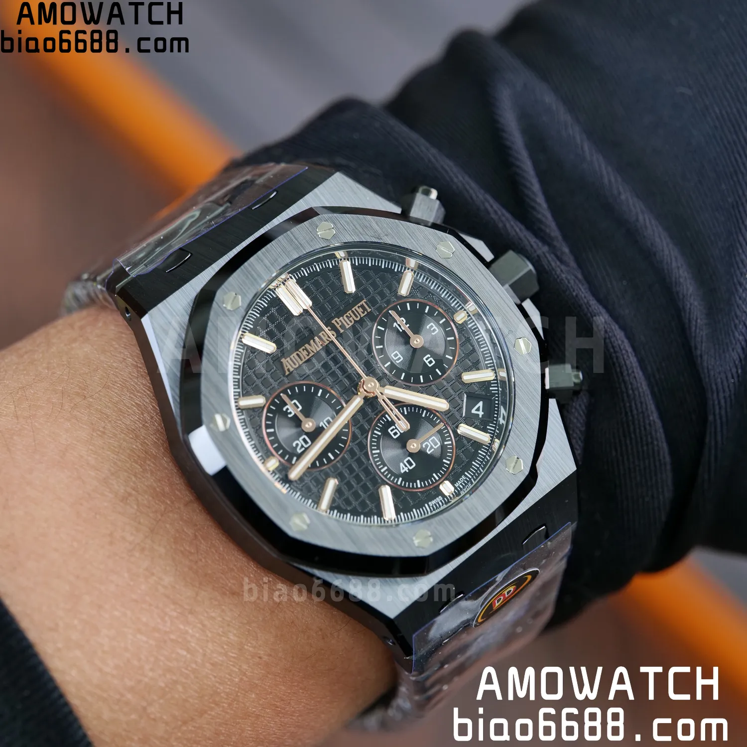 AP Royal Oak Chrono 26240 Black Ceramic DDF 1:1 Best Edition Black Dial SA4401 Super Clone 98 73fc84fb5b1aaed 阿默表行AmoWatch