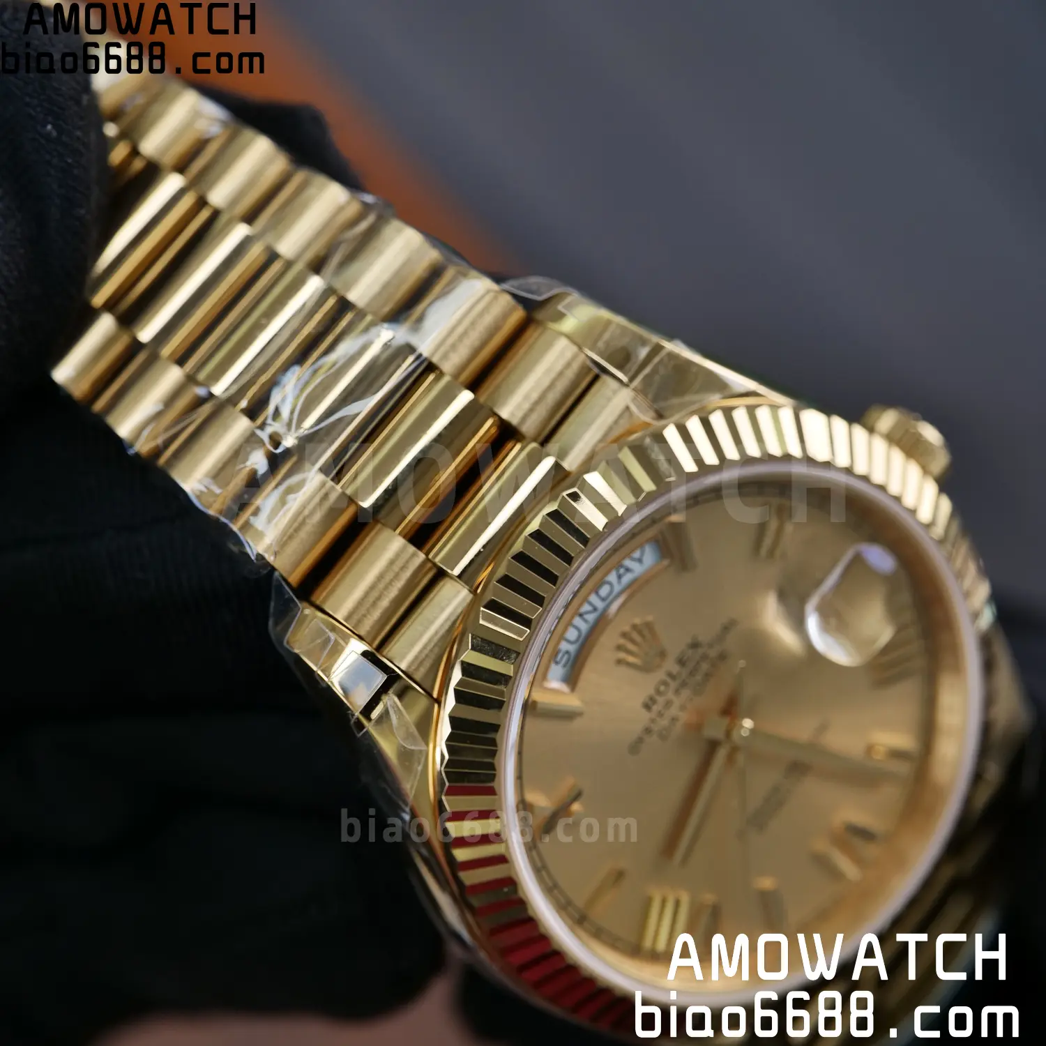 Rolex Day Date 40 YG 228238 RCF 1:1 Best Edition YG Dial on President Bracelet VR3255 (210g) 90 83daa049496bd29 AMO Watch
