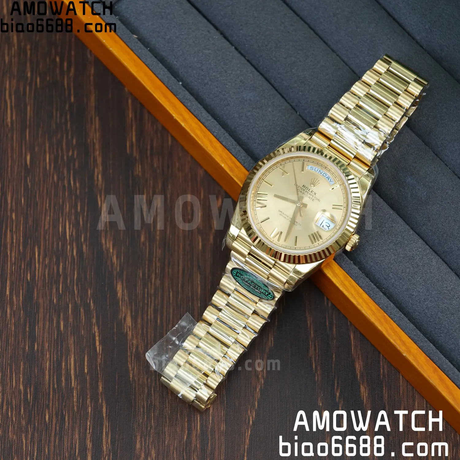 Rolex Day Date 40 YG 228238 RCF 1:1 Best Edition YG Dial on President Bracelet VR3255 (210g) 101 91348f037528ea4 AMO Watch