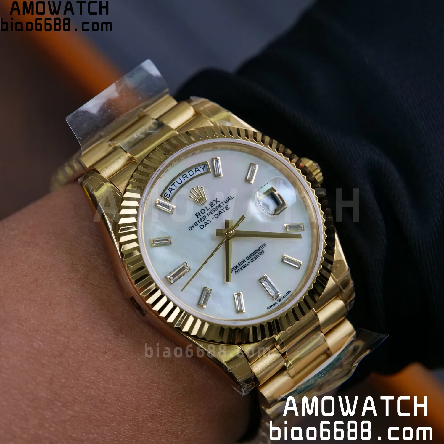 Rolex Day Date 40 YG 228238 RCF 1:1 Best Edition MOP Dial on President Bracelet VR3255 (211g) 79 991361385c4247d AMO Watch