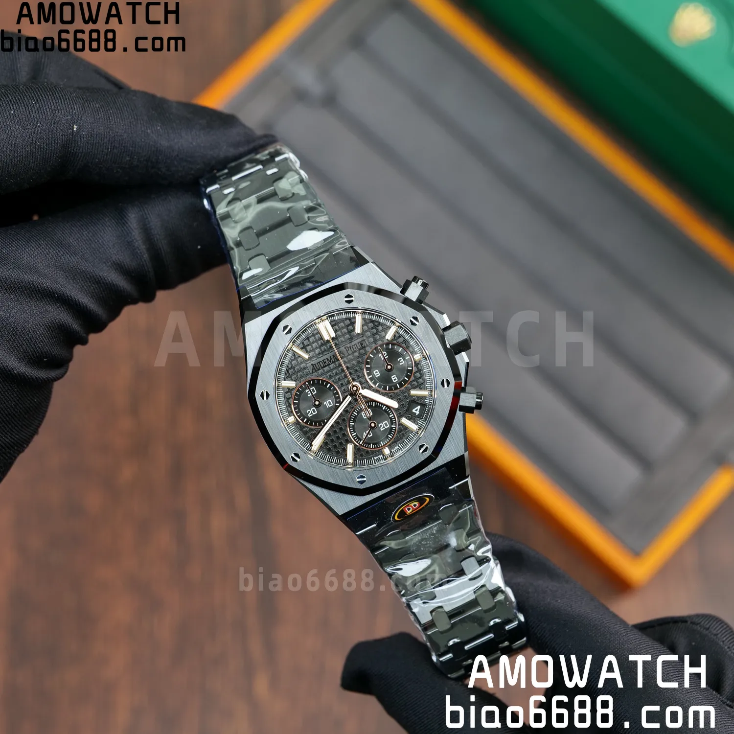 AP Royal Oak Chrono 26240 Black Ceramic DDF 1:1 Best Edition Black Dial SA4401 Super Clone 69 9c662b01bcf6a4e 阿默表行AmoWatch