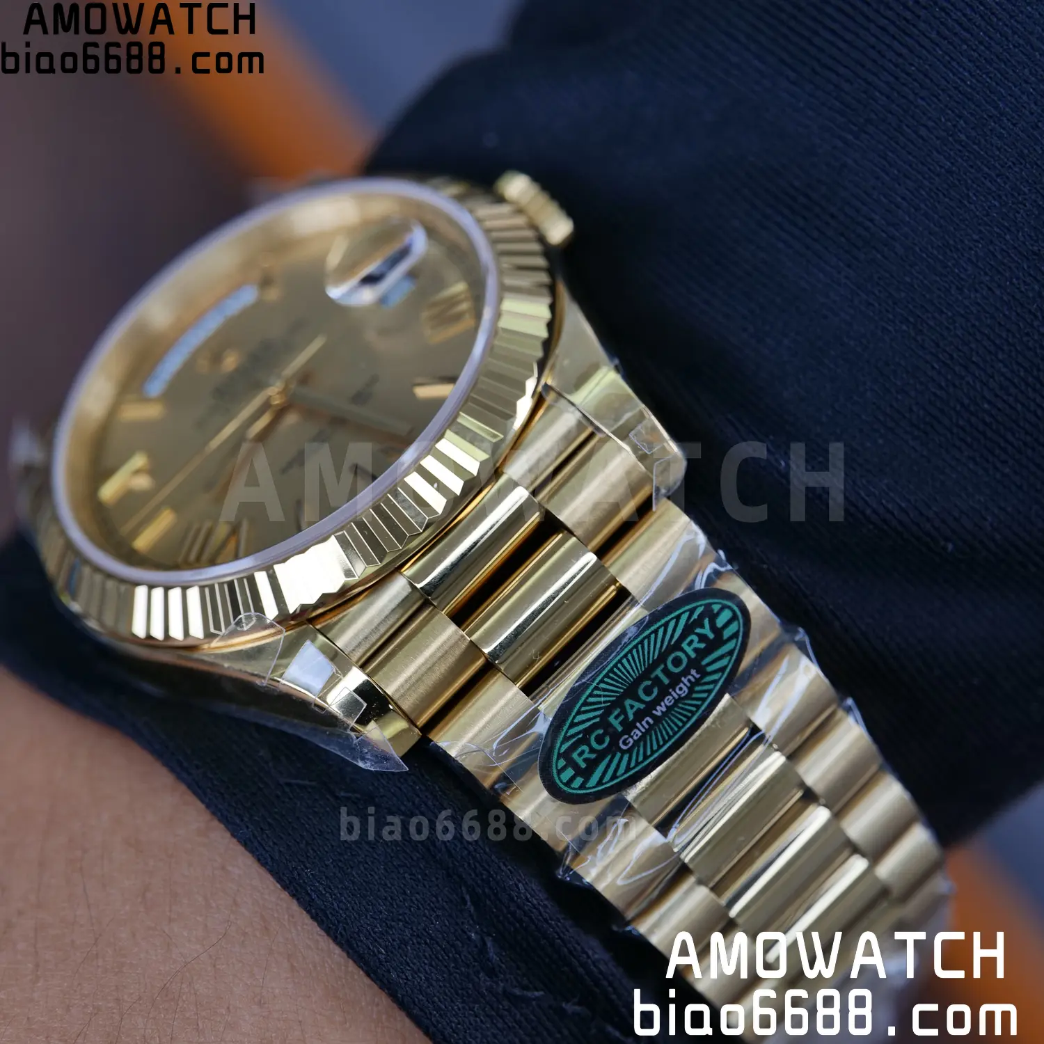 Rolex Day Date 40 YG 228238 RCF 1:1 Best Edition YG Dial on President Bracelet VR3255 (210g) 106 a0c9b40316d443a AMO Watch