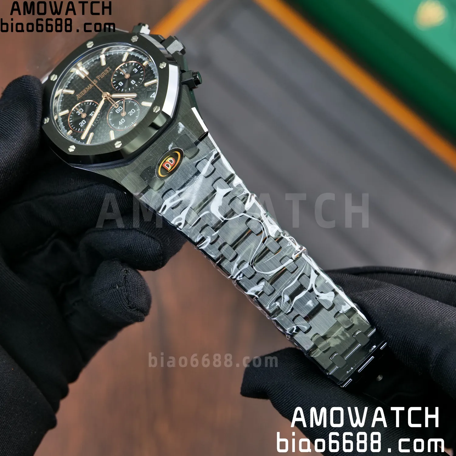 AP Royal Oak Chrono 26240 Black Ceramic DDF 1:1 Best Edition Black Dial SA4401 Super Clone 74 a14d7855ef45baa 阿默表行AmoWatch