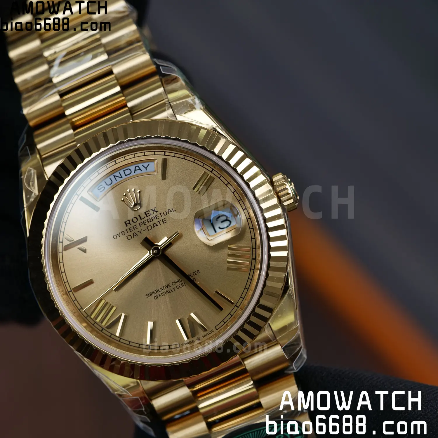 Rolex Day Date 40 YG 228238 RCF 1:1 Best Edition YG Dial on President Bracelet VR3255 (210g) 91 b5c30ce4f328cba AMO Watch