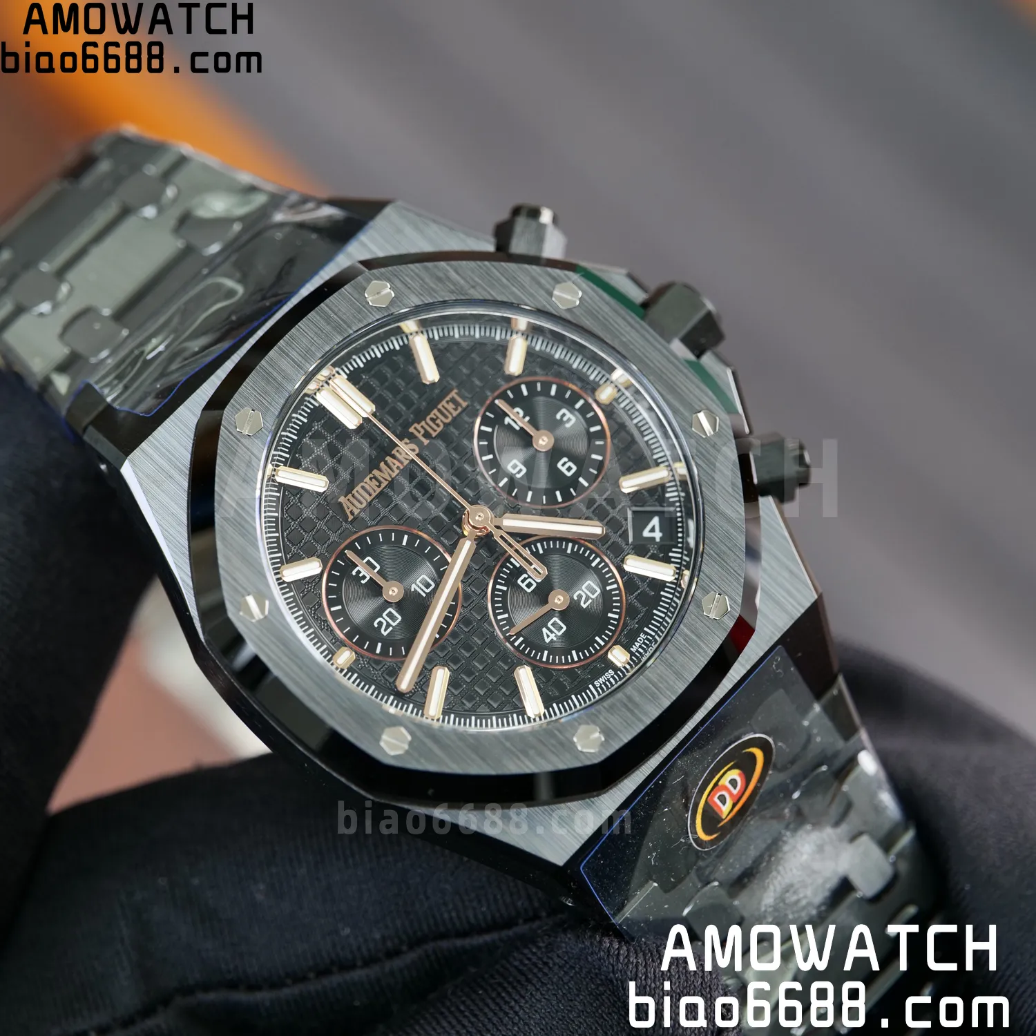 AP Royal Oak Chrono 26240 Black Ceramic DDF 1:1 Best Edition Black Dial SA4401 Super Clone 81 bb42252bd968508 阿默表行AmoWatch