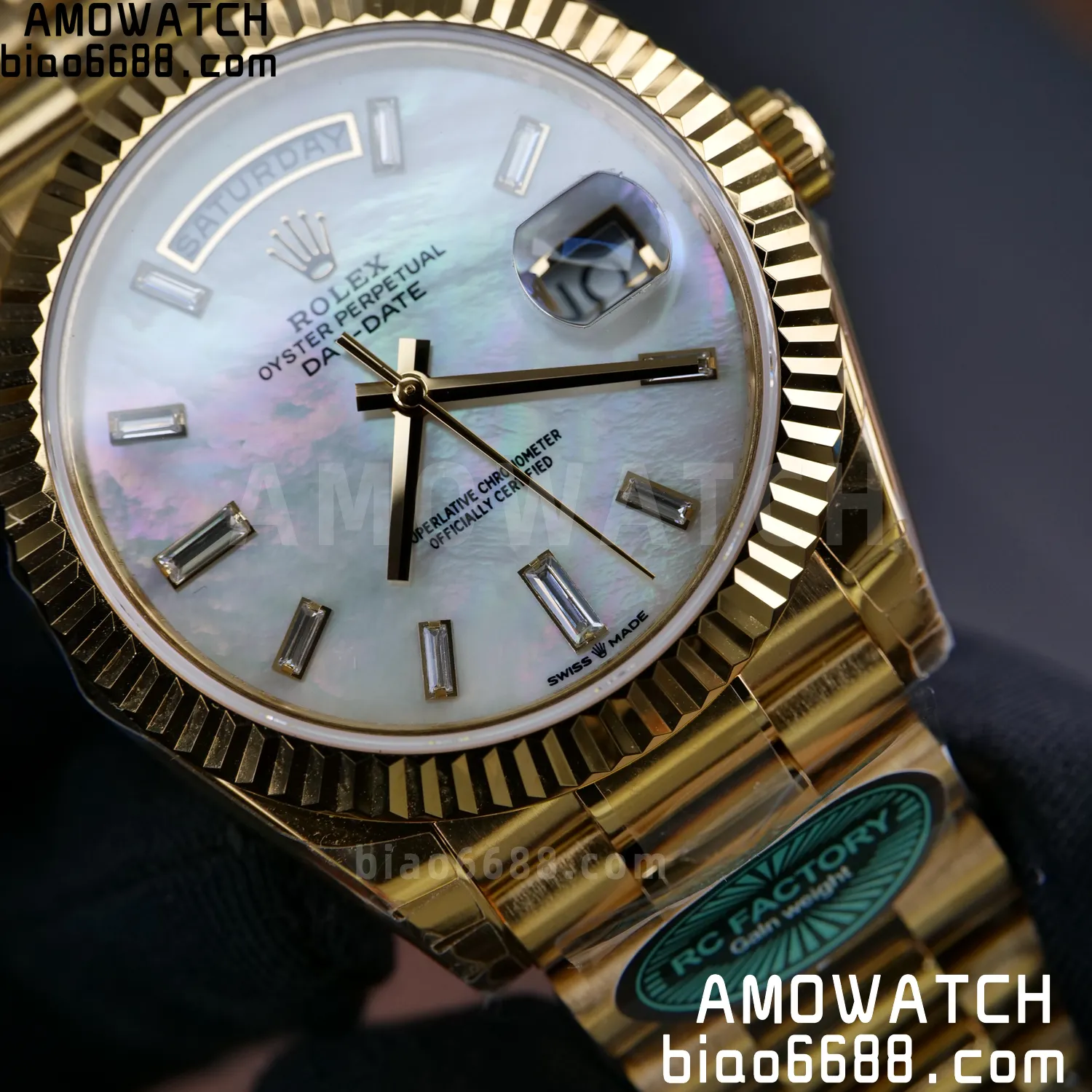 Rolex Day Date 40 YG 228238 RCF 1:1 Best Edition MOP Dial on President Bracelet VR3255 (211g) 73 bb8da2175cb5836 AMO Watch