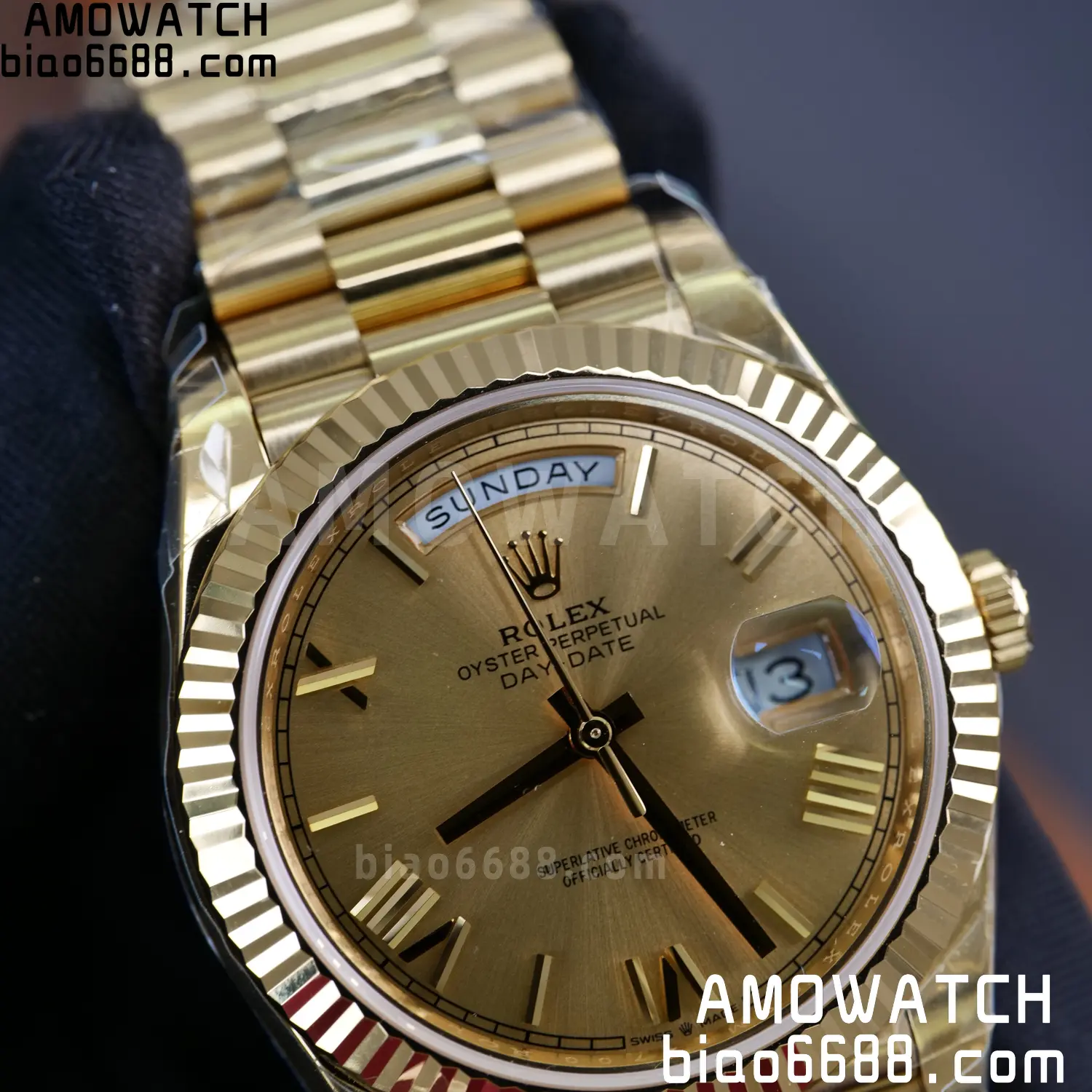 Rolex Day Date 40 YG 228238 RCF 1:1 Best Edition YG Dial on President Bracelet VR3255 (210g) 94 c2e7f85df6afe58 AMO Watch