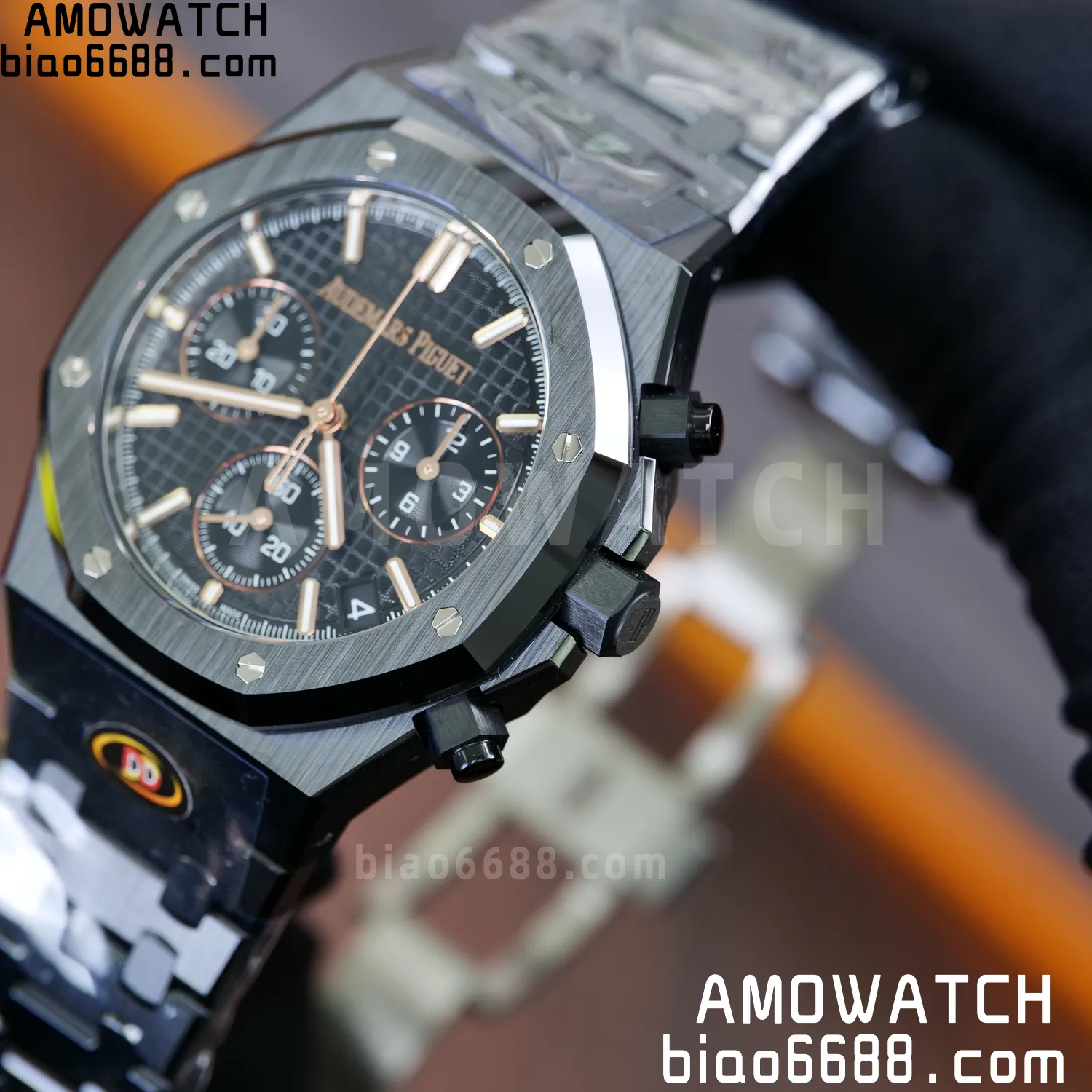 AP Royal Oak Chrono 26240 Black Ceramic DDF 1:1 Best Edition Black Dial SA4401 Super Clone 80 c503f7eef4a8a48 阿默表行AmoWatch