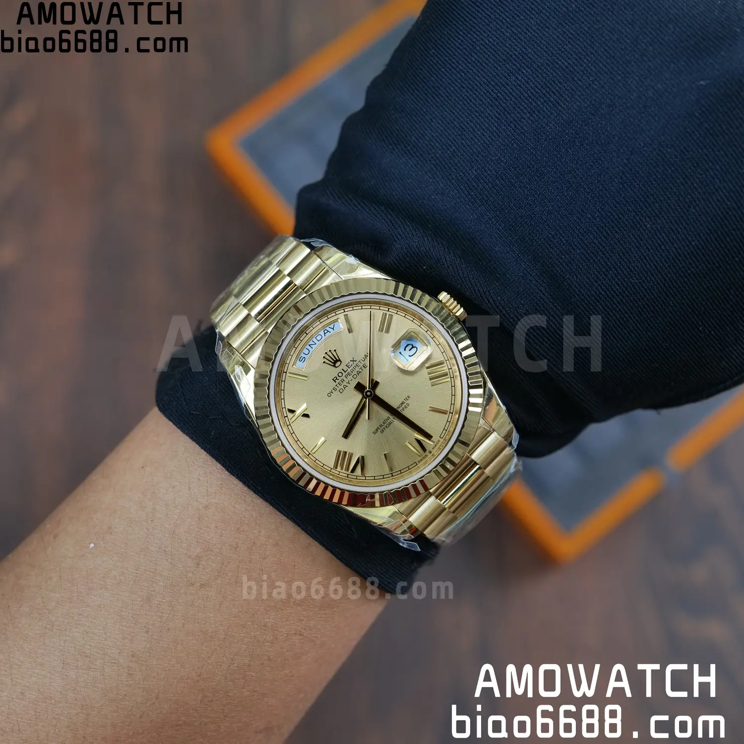 Rolex Day Date 40 YG 228238 RCF 1:1 Best Edition YG Dial on President Bracelet VR3255 (210g) 110 ce5f285bd0bf6ae AMO Watch