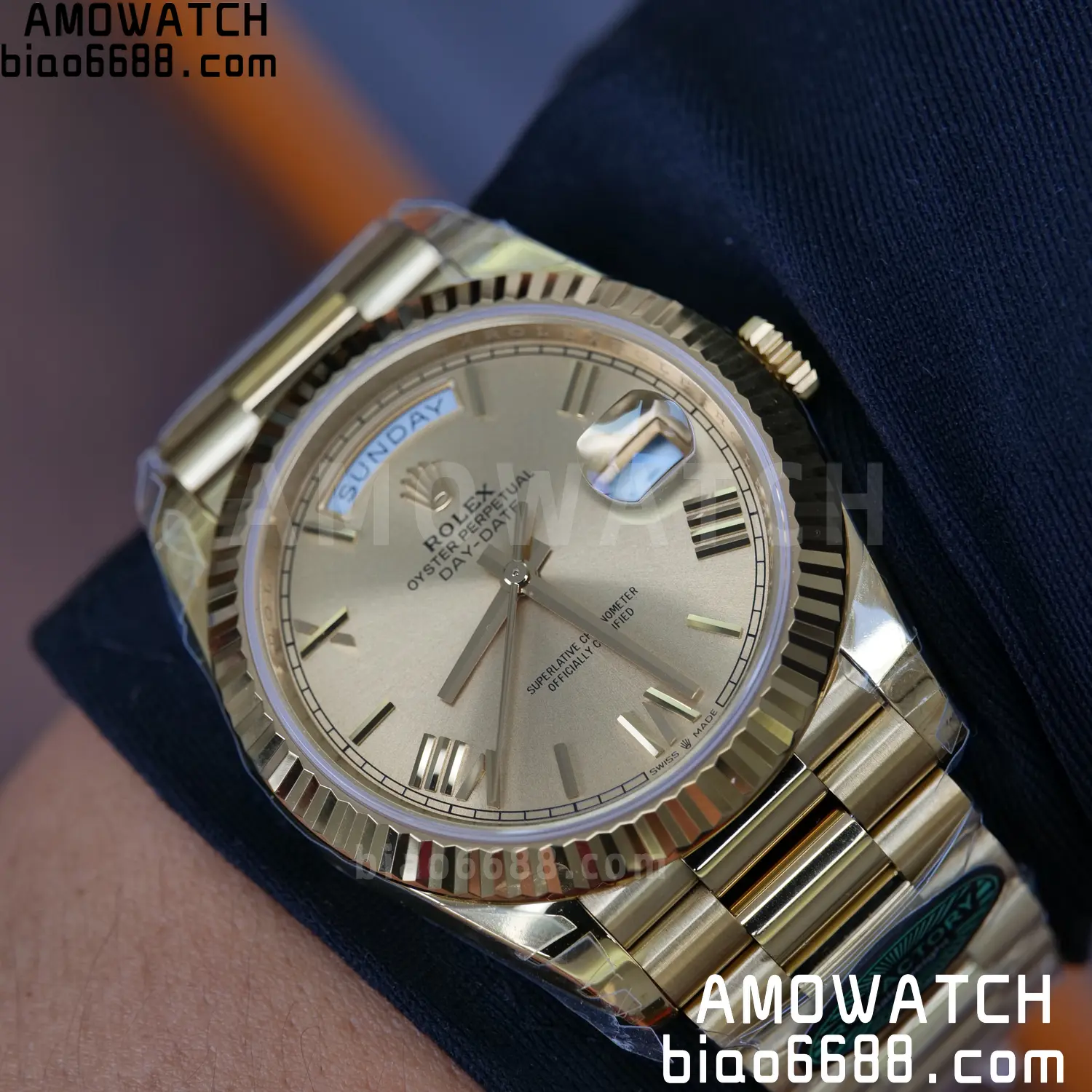 Rolex Day Date 40 YG 228238 RCF 1:1 Best Edition YG Dial on President Bracelet VR3255 (210g) 104 d28d8b8b216014e AMO Watch