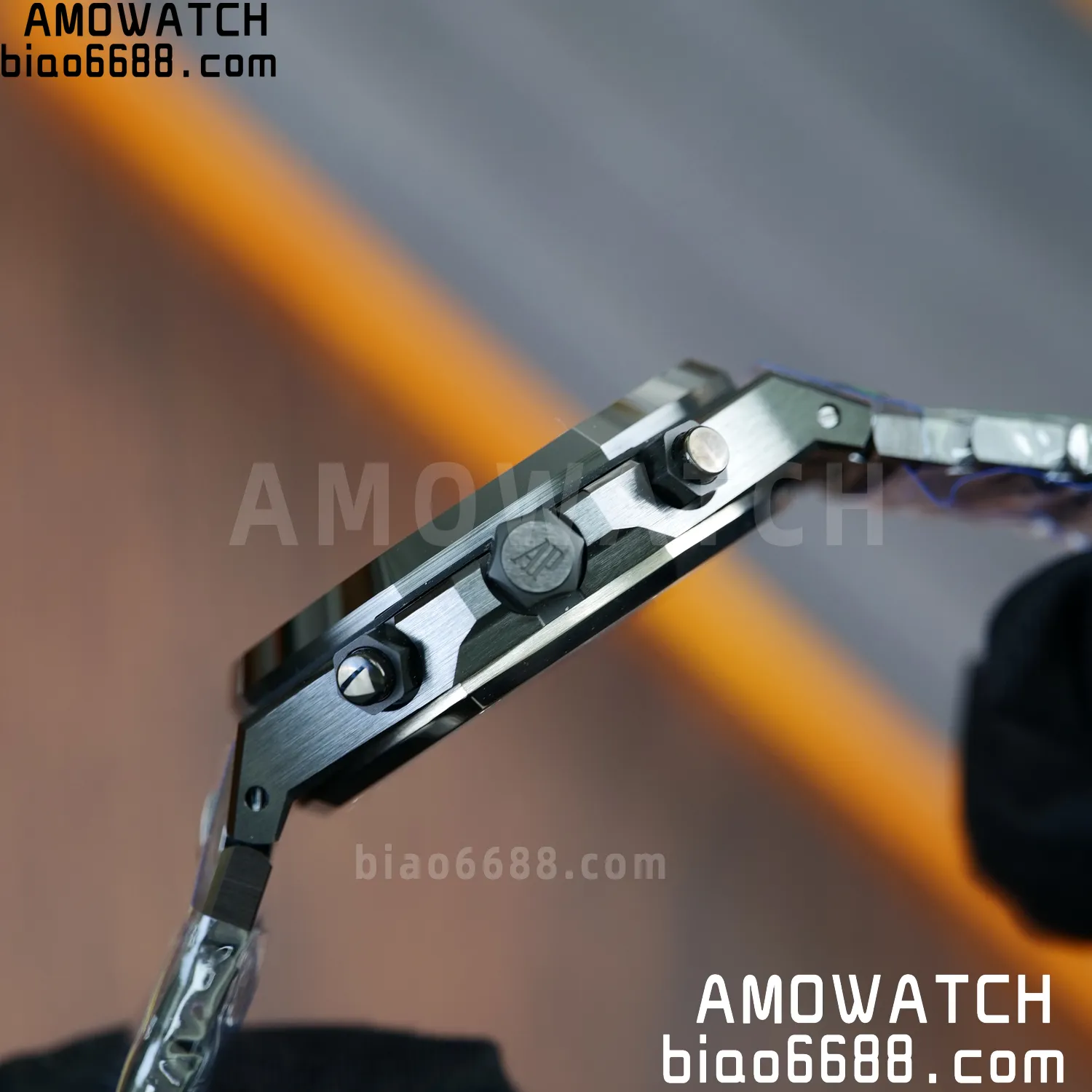 AP Royal Oak Chrono 26240 Black Ceramic DDF 1:1 Best Edition Black Dial SA4401 Super Clone 79 e5c19634fe1bf7d 阿默表行AmoWatch