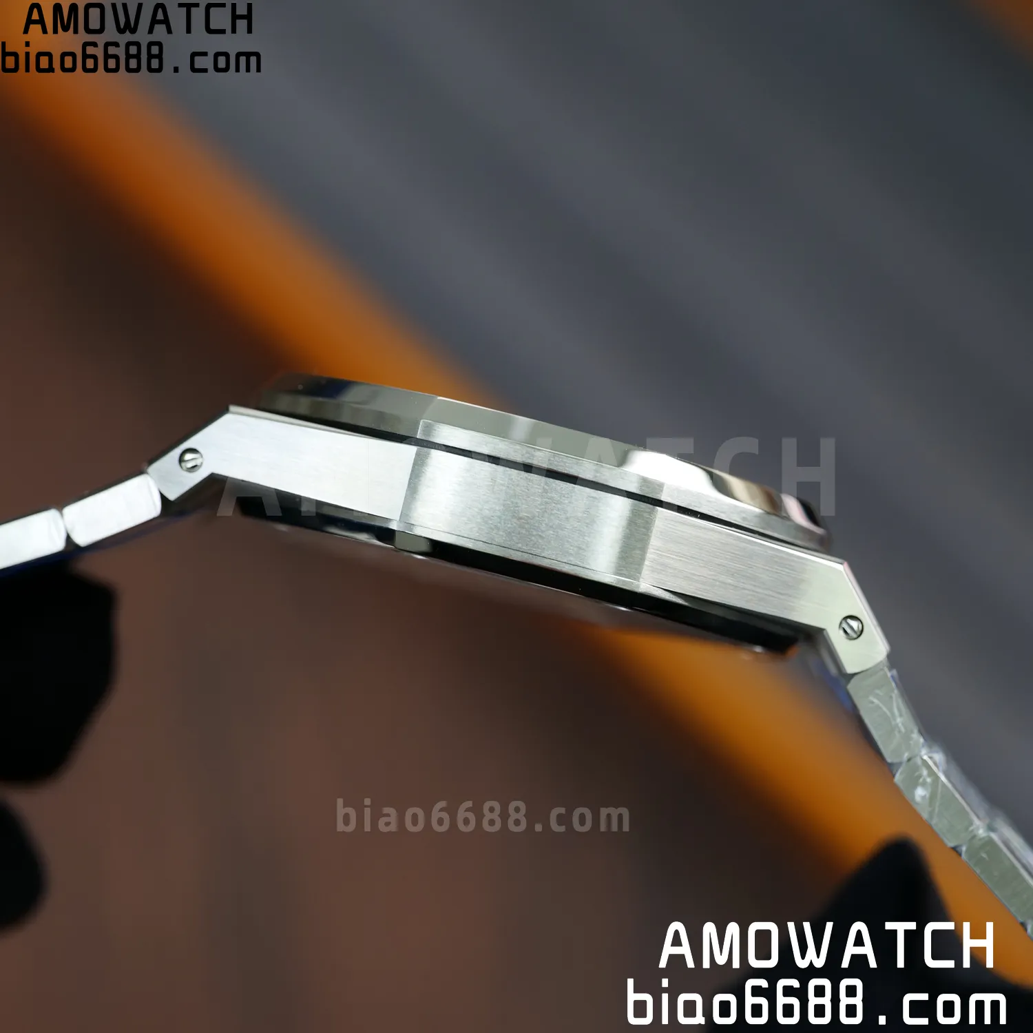 AP Royal Oak 41mm 15510ST SS APS Factory 1:1 Best Edition Black Dial on SS Bracelet SA4302 Super Clone (Free Sprung) 78 039669d420b762f 阿默表行AmoWatch