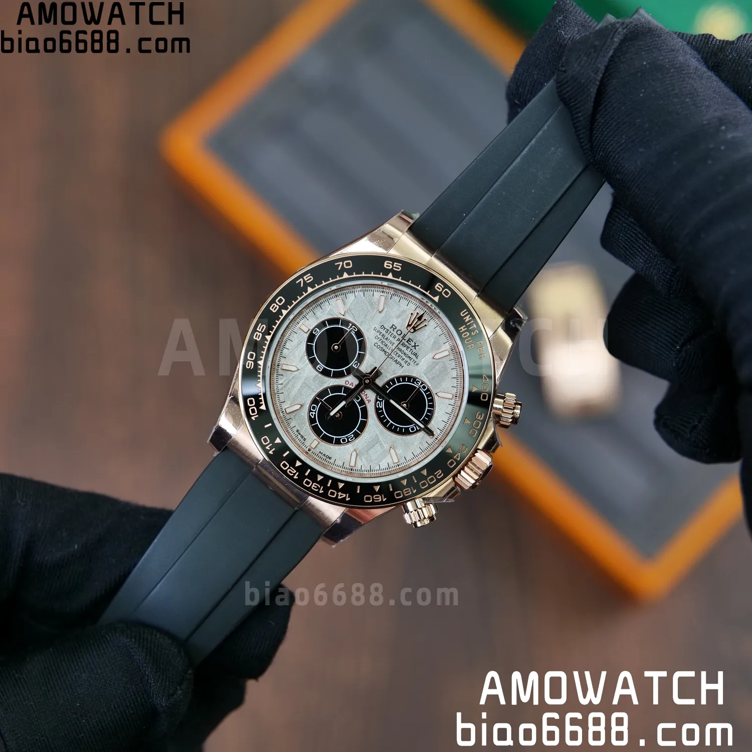 Rolex Daytona 126515 RG ARF1:1 Best Edition Meteorite Dial on Oysterflex Strap DD4131 64 09c241adfb215a2 阿默表行AmoWatch