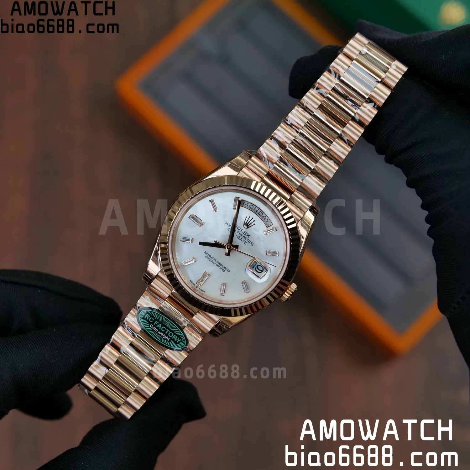 Rolex Day Date 40 RG 228236 RCF 1:1 Best Edition White Roman Dial on President Bracelet VR3255 (211g) 63 09eec0be3735186 AMO Watch