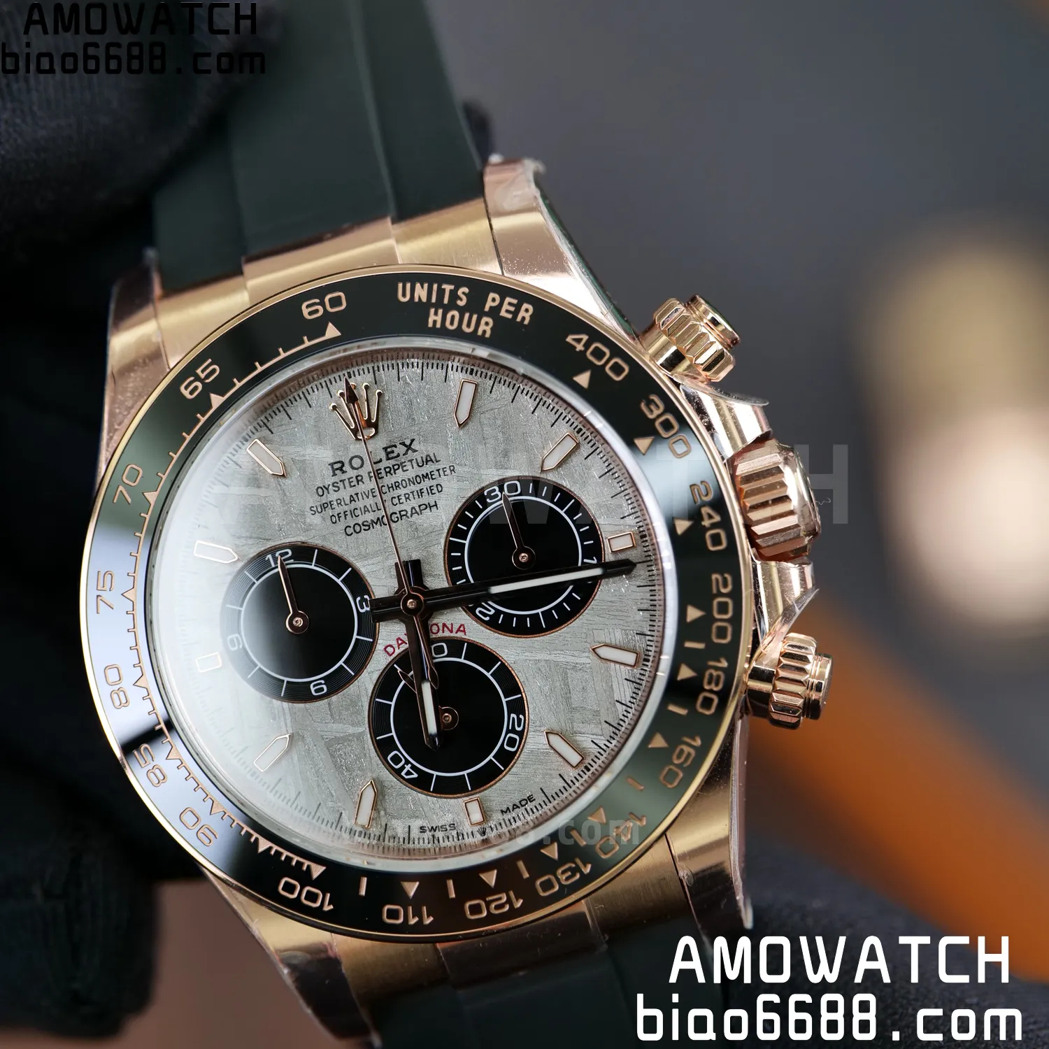 Rolex Daytona 126515 RG ARF1:1 Best Edition Meteorite Dial on Oysterflex Strap DD4131 76 0e47e3d760c55b8 阿默表行AmoWatch