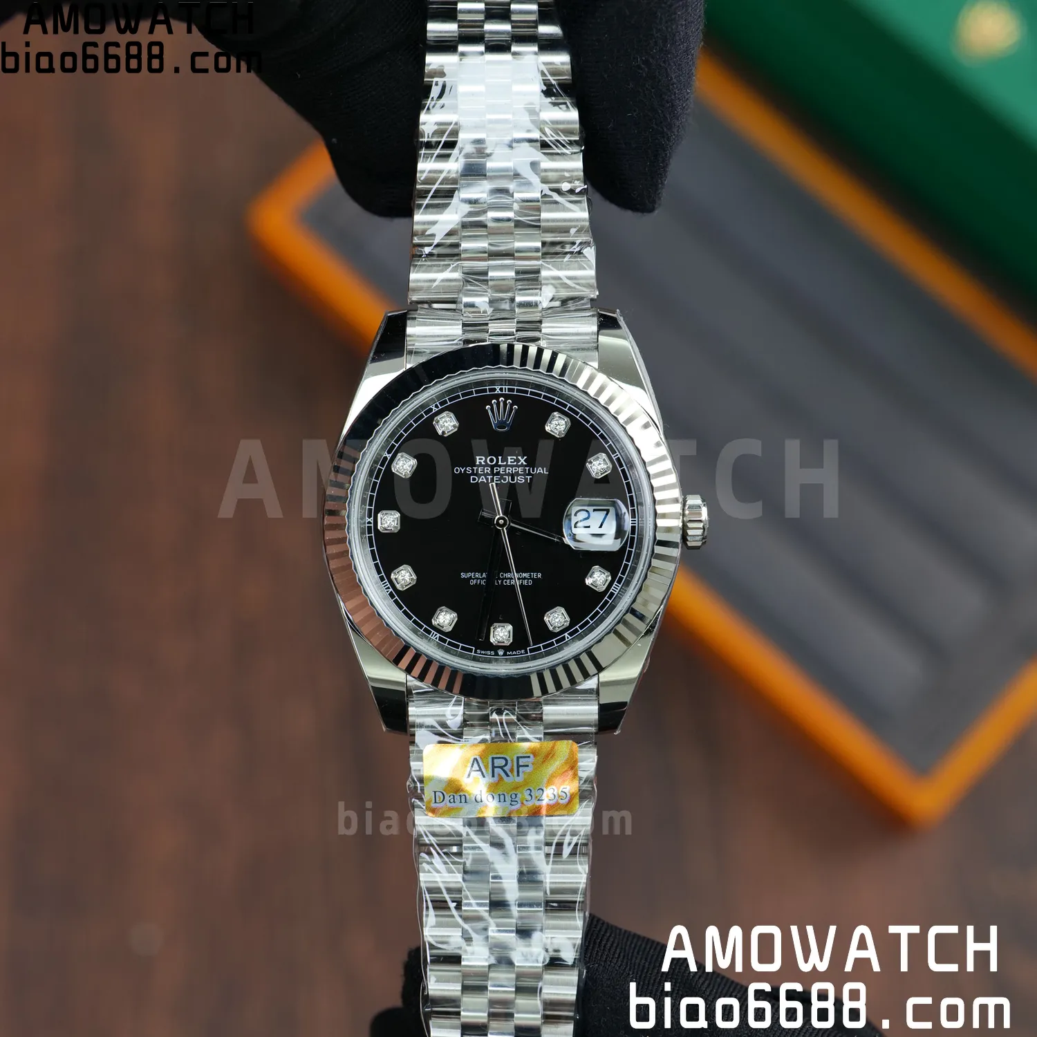 Rolex DateJust 126334-0020 41mm ARF 1:1 Best Edition Black Dial on Jubilee Bracelet dd3235 60 1024af5aa4a5e36 阿默表行AmoWatch