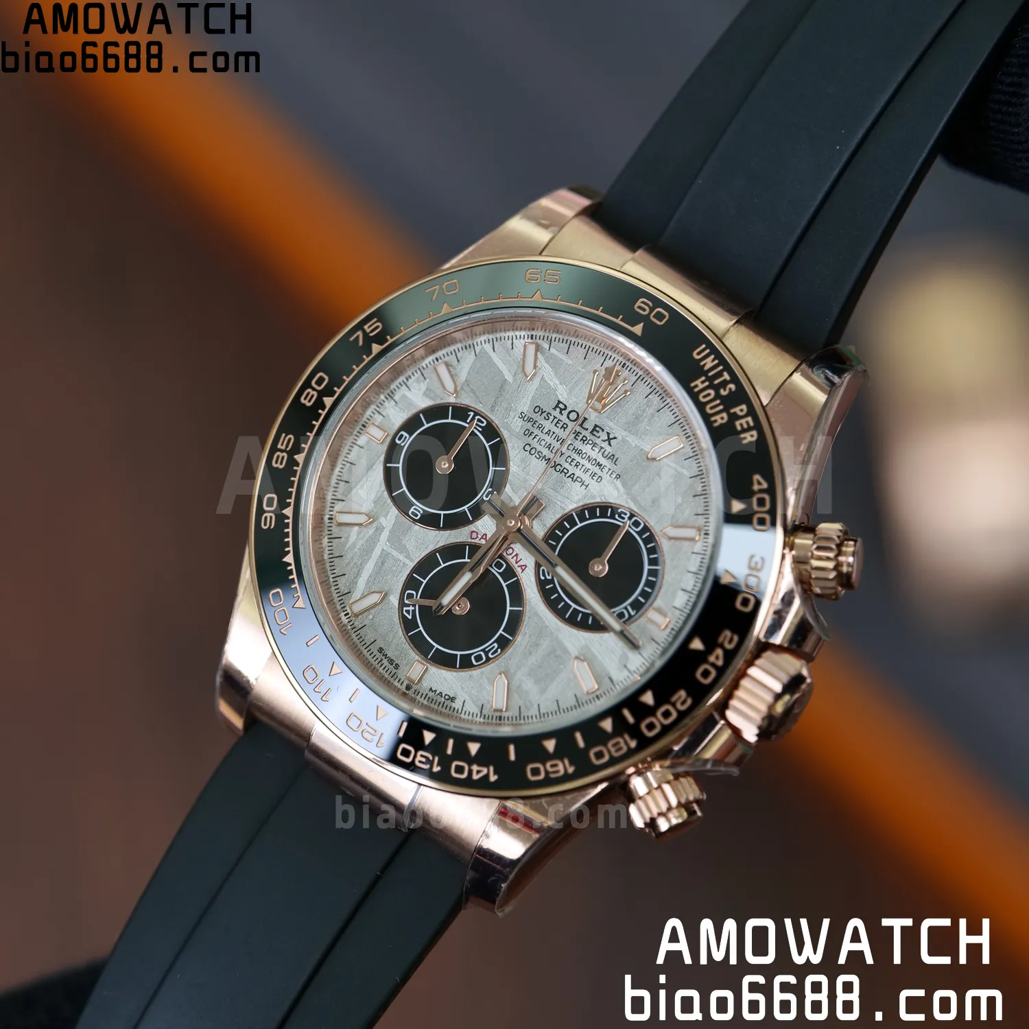 Rolex Daytona 126515 RG ARF1:1 Best Edition Meteorite Dial on Oysterflex Strap DD4131 81 106bde0361c3bd6 阿默表行AmoWatch