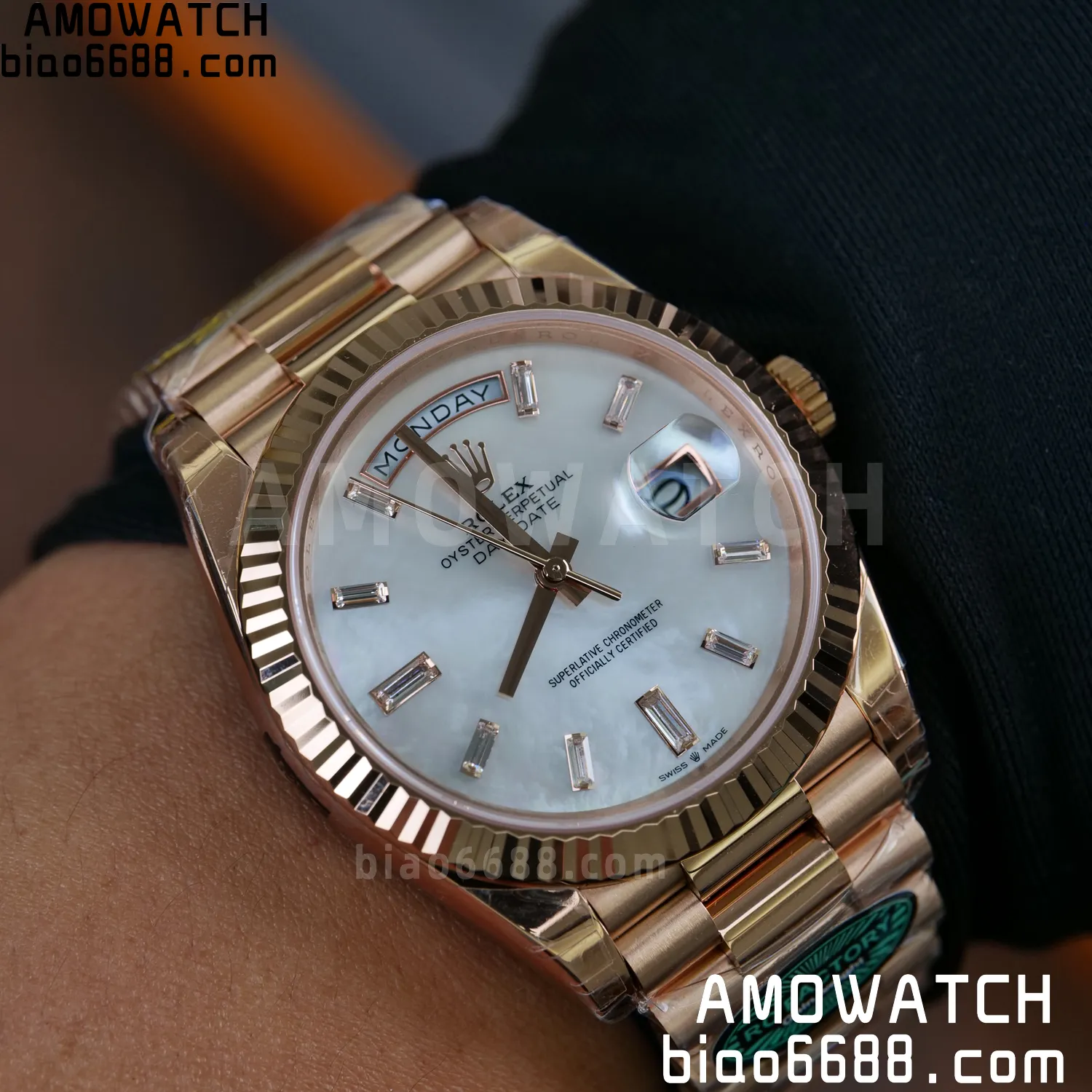 Rolex Day Date 40 RG 228236 RCF 1:1 Best Edition White Roman Dial on President Bracelet VR3255 (211g) 85 146955d14991f6c AMO Watch