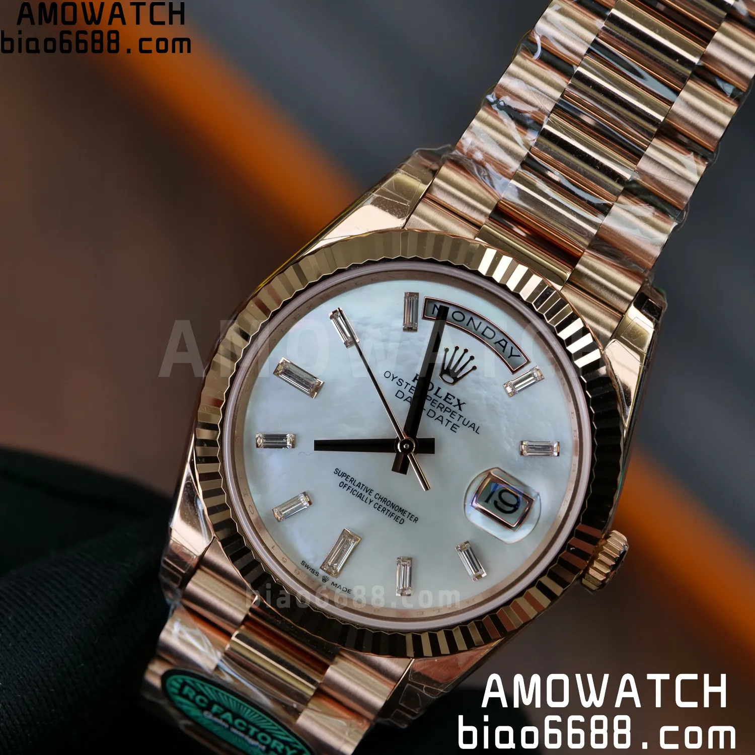 Rolex Day Date 40 RG 228236 RCF 1:1 Best Edition White Roman Dial on President Bracelet VR3255 (211g) 79 1607cd245eb43cf AMO Watch