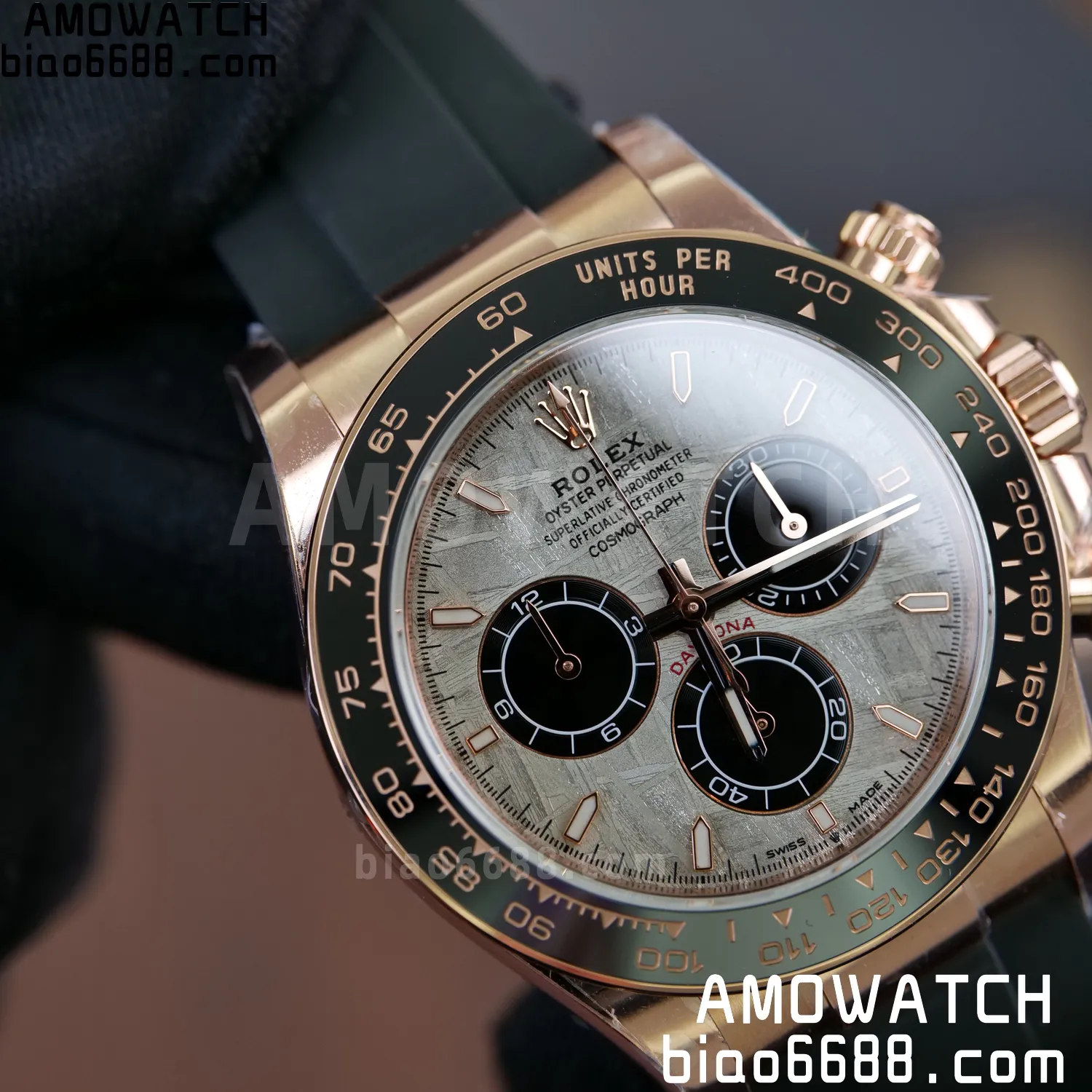 Rolex Daytona 126515 RG ARF1:1 Best Edition Meteorite Dial on Oysterflex Strap DD4131 77 21d6661c70661d9 阿默表行AmoWatch