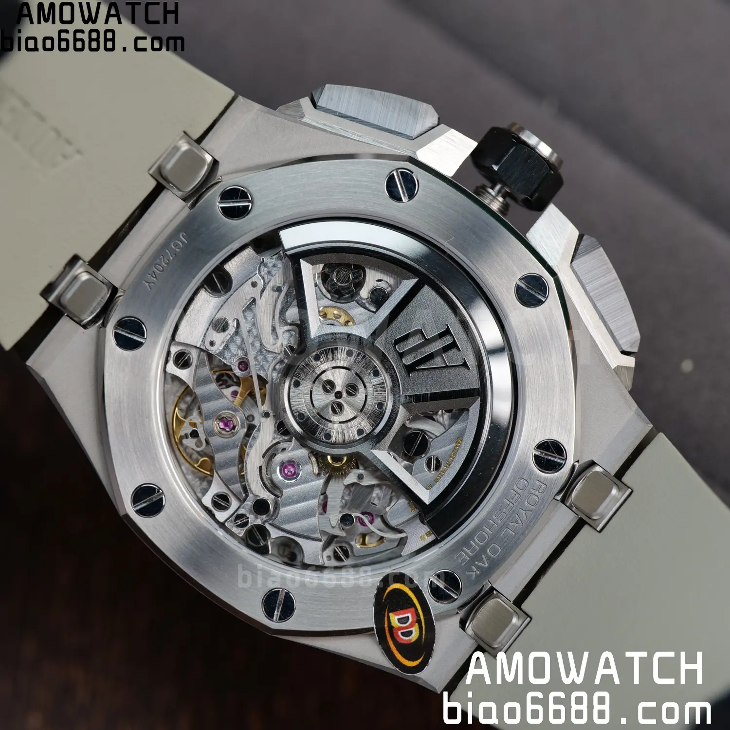 AP Royal Oak Offshore 43mm 26420so SS DDF 1:1 Best Edition Smoked Dial on Gray Rubber Strap DD4401 Super Clone 102 228a3685597e449 阿默表行AmoWatch