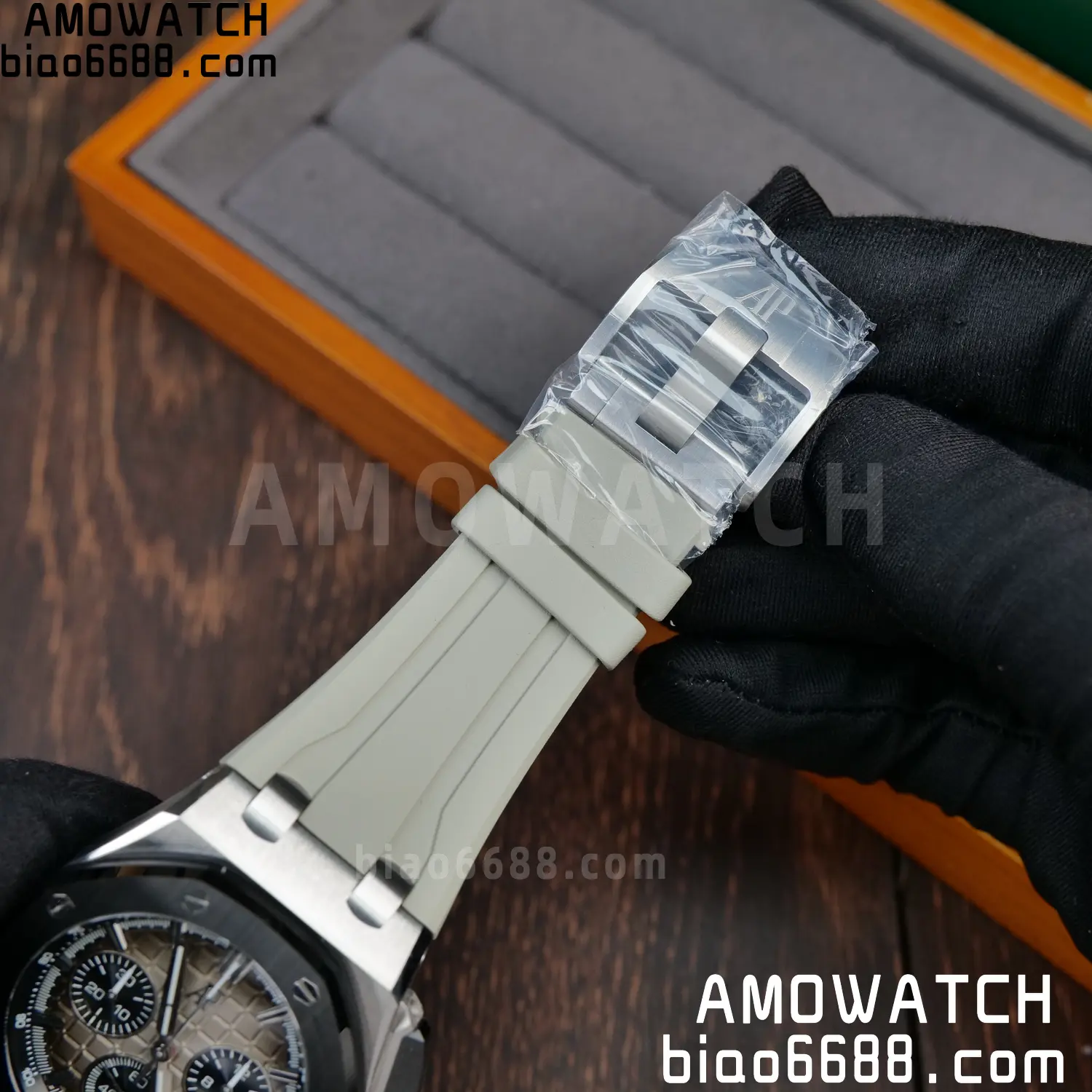 AP Royal Oak Offshore 43mm 26420so SS DDF 1:1 Best Edition Smoked Dial on Gray Rubber Strap DD4401 Super Clone 75 233044eb4f9abe5 阿默表行AmoWatch