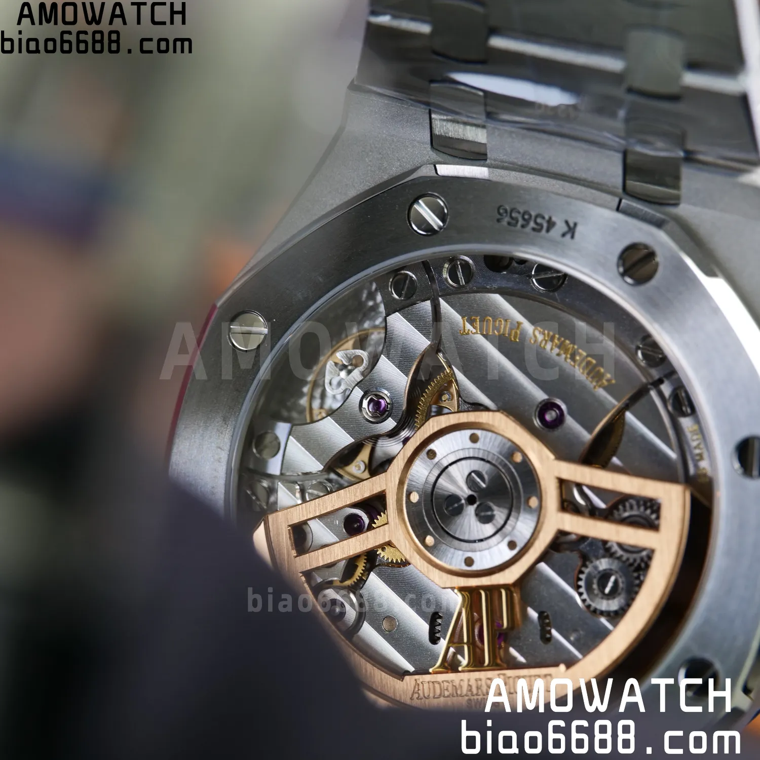 AP Royal Oak 41mm 15510ST SS APS Factory 1:1 Best Edition Black Dial on SS Bracelet SA4302 Super Clone (Free Sprung) 91 255bdb82229276d 阿默表行AmoWatch