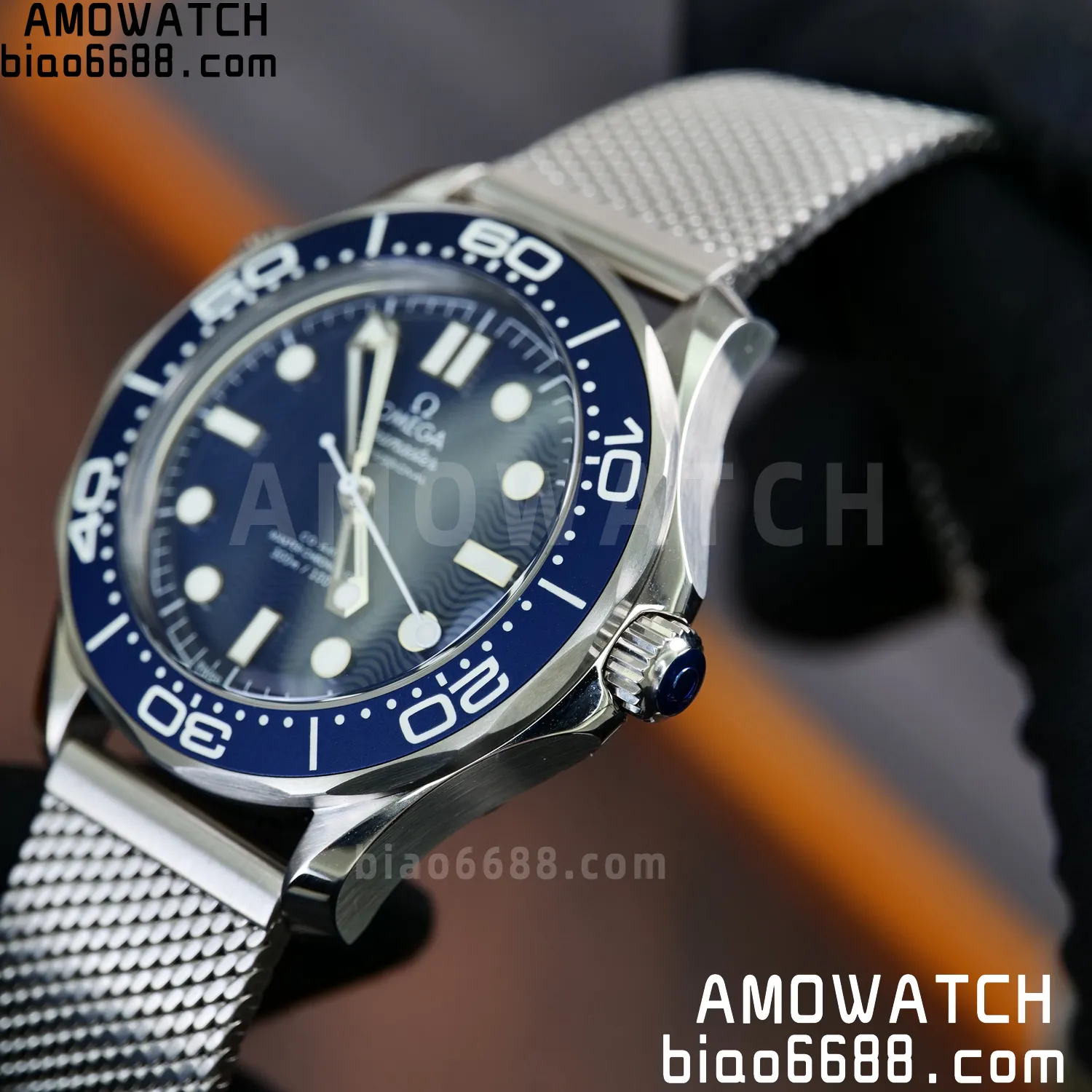 Omega Seamaster 300m 42mm VSF 1:1 Best Edition Blue Dial SA8806 Super Clone V6 84 2630ae31c3070d8 阿默表行AmoWatch