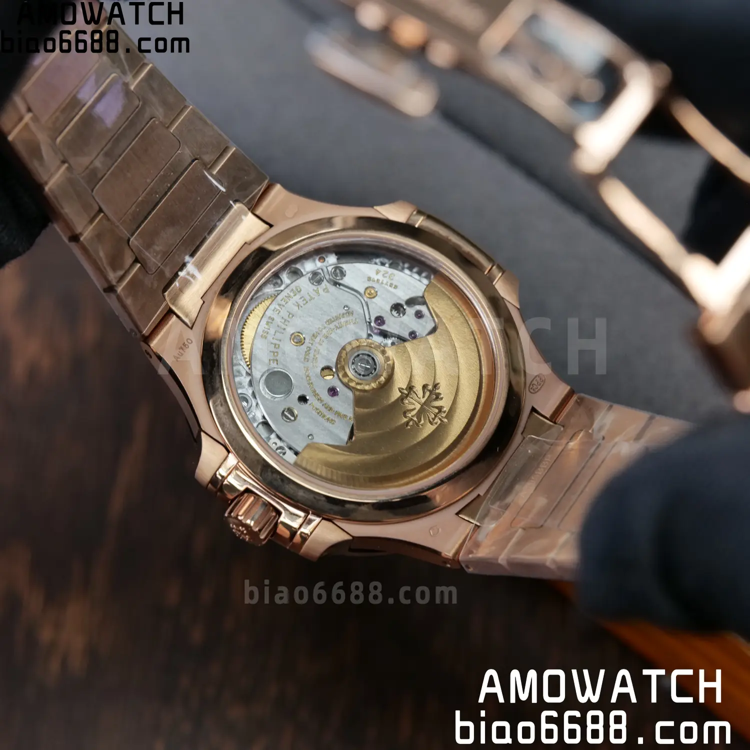 PP Nautilus 7118 RG Ladies DDF 1:1 Best Edition Silver Dial Diamonds Bezel on RG Bracelet DD324 Super Clone 89 2662e8cc4cf277f AMO Watch