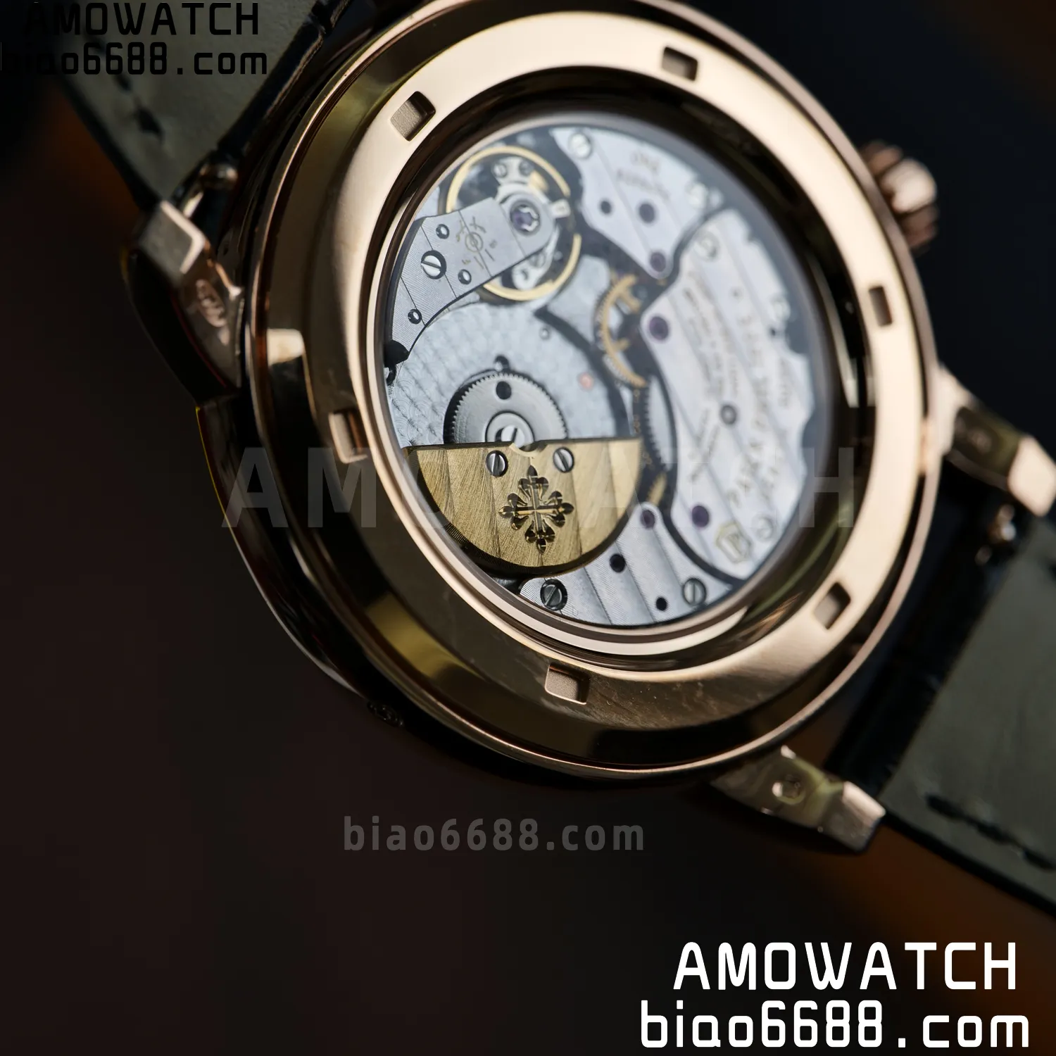 PP Grand Complications 6102P RG PPF 1:1 Best Edition Black Dial On Black Leather Strap Super Clone Asian 240 93 2a8e914ae31abf2 AMO Watch