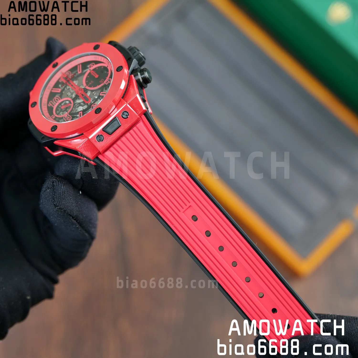 HUBLOT Big Bang Unico 441.CF.8513.RX 42mm BBF 1:1 Best Edition Red Ceramic 56 2b41c8600ef517c AMO Watch