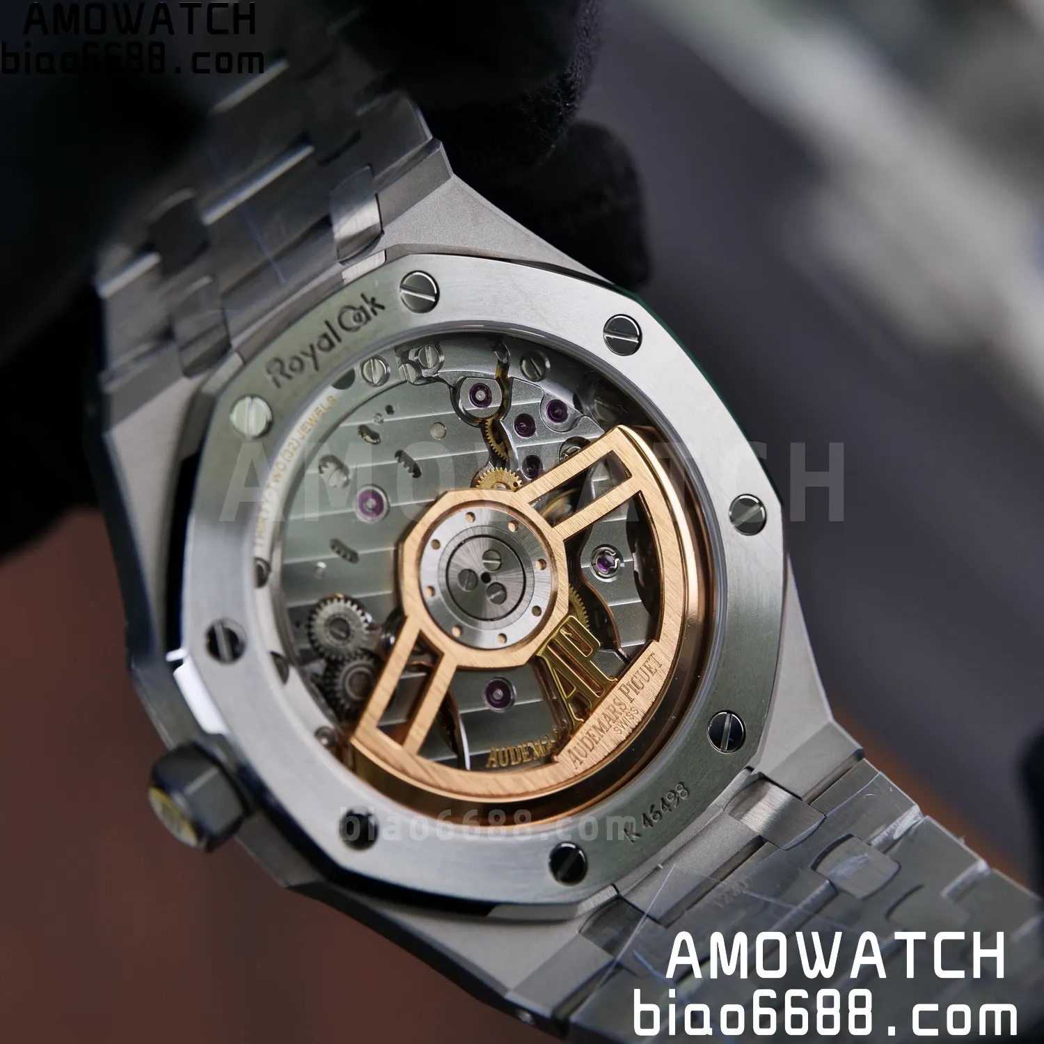 AP Royal Oak 41mm 15510ST SS APS Factory 1:1 Best Edition Black Dial on SS Bracelet SA4302 Super Clone (Free Sprung) 90 2b5839d9a768bbe 阿默表行AmoWatch