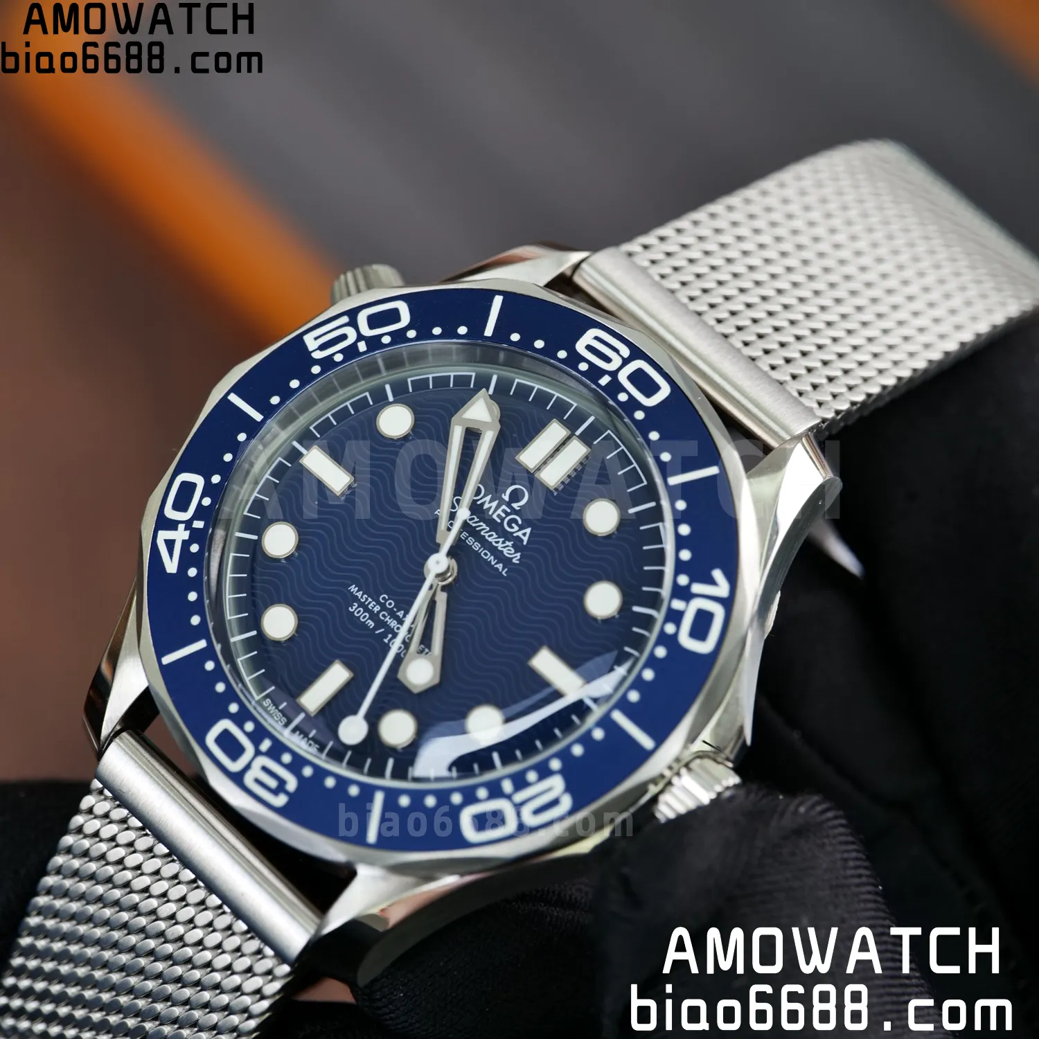 Omega Seamaster 300m 42mm VSF 1:1 Best Edition Blue Dial SA8806 Super Clone V6 86 2c7d73ffca96c68 阿默表行AmoWatch