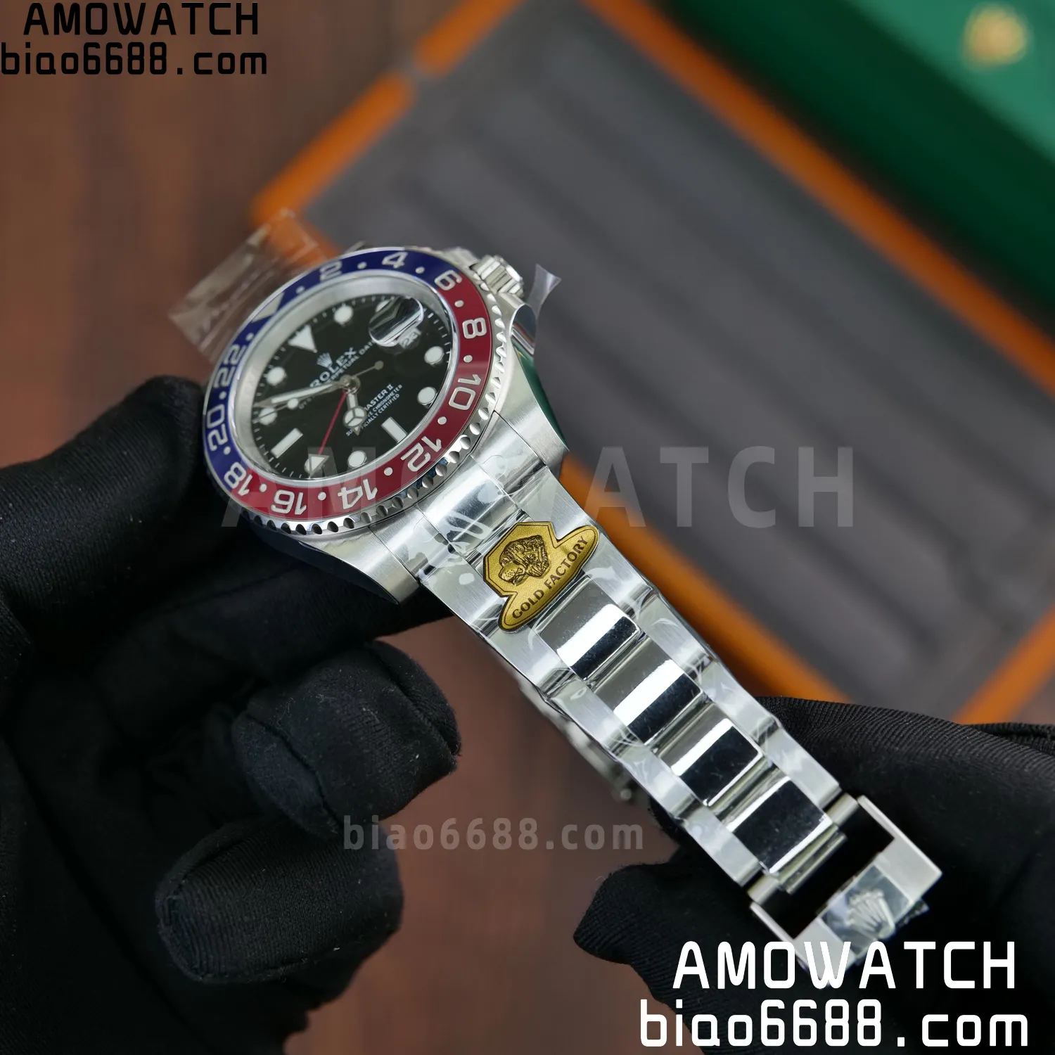 Rolex GMT-Master II 126719 Gold Factory 1:1 Best Edition Black Dial V4 195g (Weighted) 62 2e8fc92030a8f9e 阿默表行AmoWatch