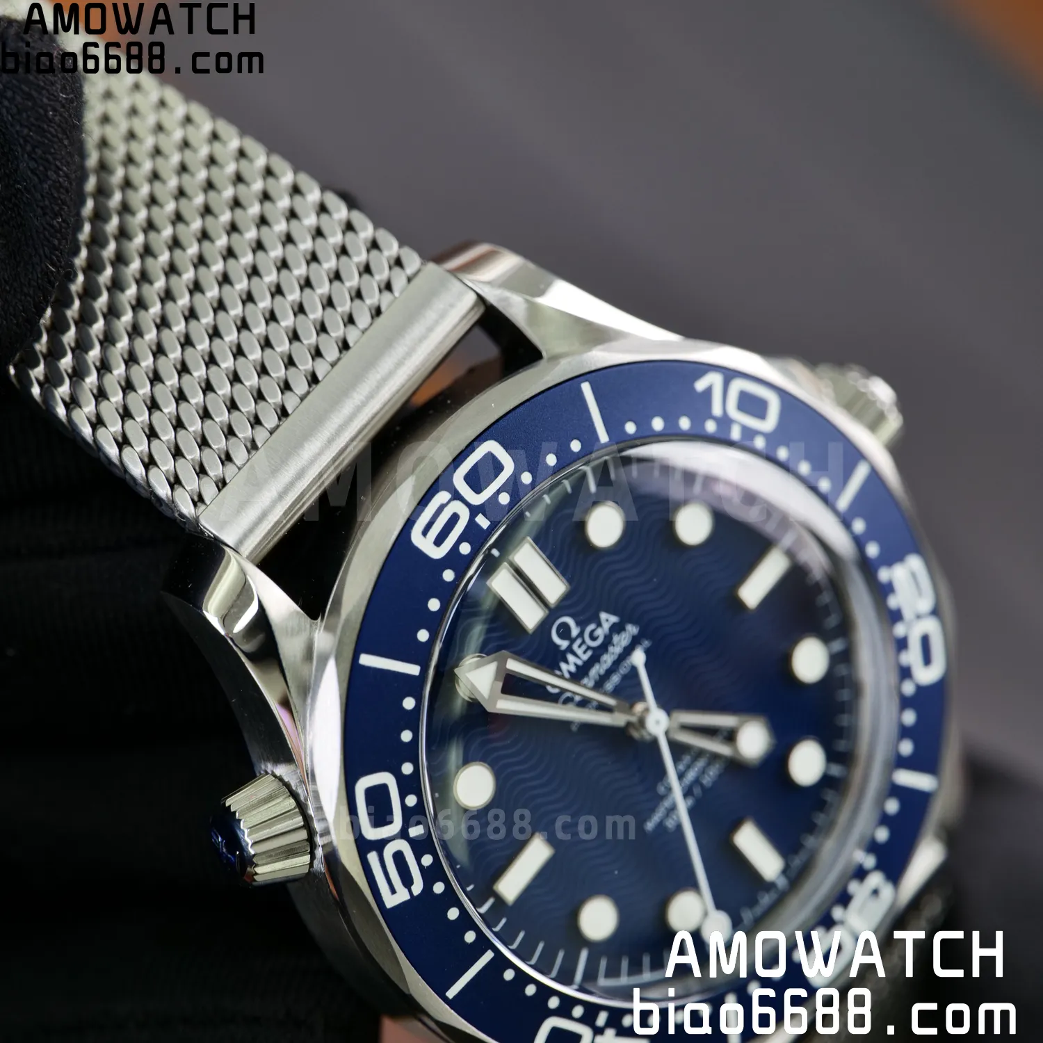 Omega Seamaster 300m 42mm VSF 1:1 Best Edition Blue Dial SA8806 Super Clone V6 87 3674d18e932035f 阿默表行AmoWatch