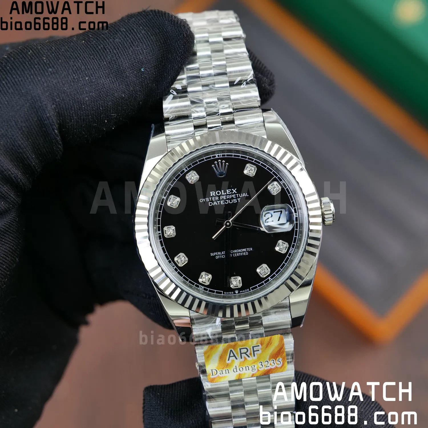 Rolex DateJust 126334-0020 41mm ARF 1:1 Best Edition Black Dial on Jubilee Bracelet dd3235 56 37f12858a78454f 阿默表行AmoWatch