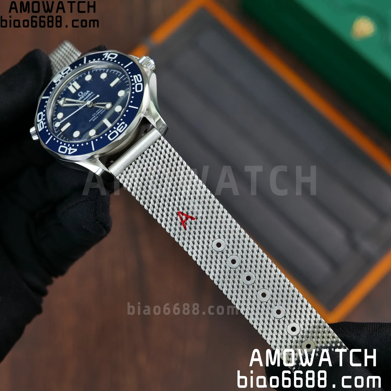Omega Seamaster 300m 42mm VSF 1:1 Best Edition Blue Dial SA8806 Super Clone V6 78 3c6408f367ba51c 阿默表行AmoWatch