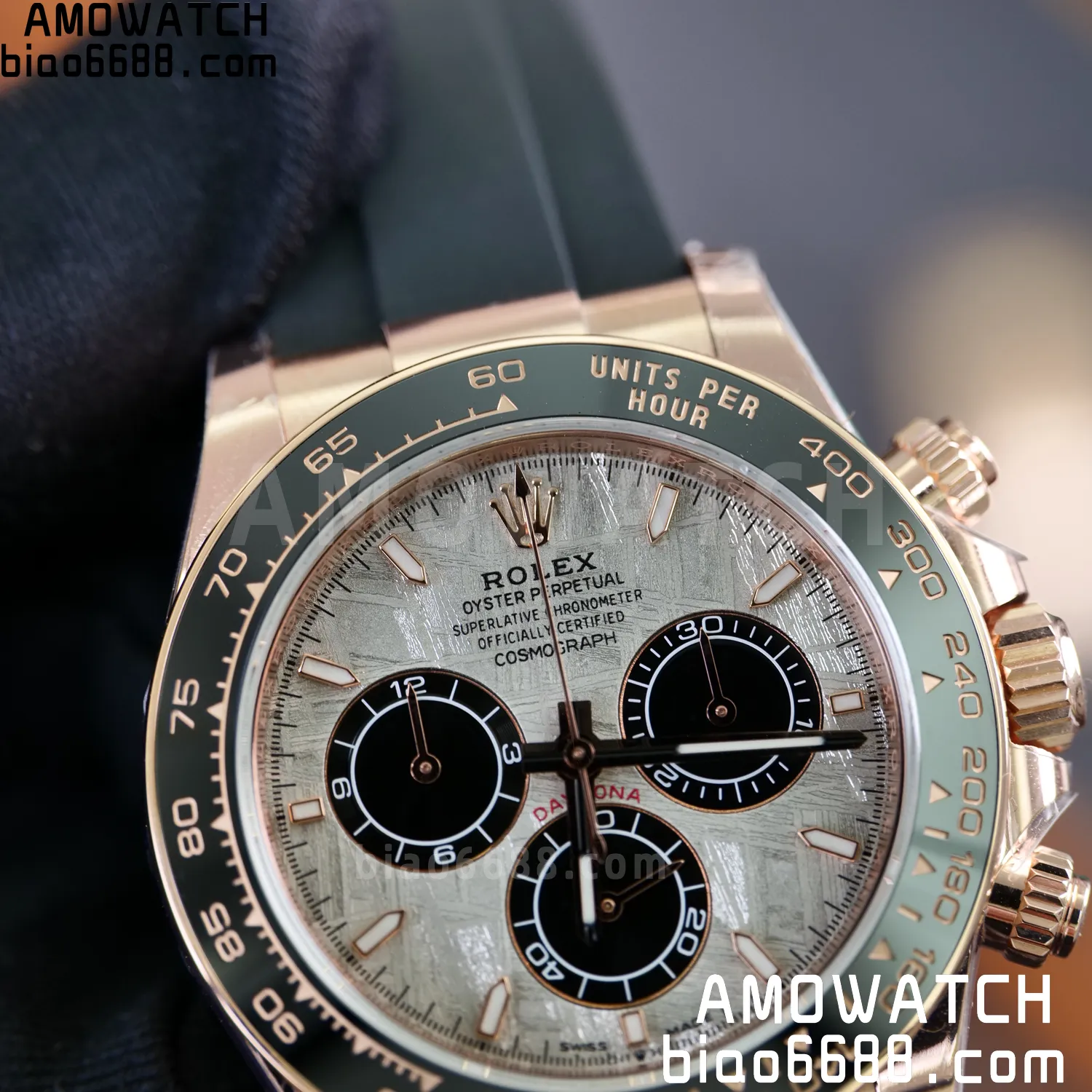 Rolex Daytona 126515 RG ARF1:1 Best Edition Meteorite Dial on Oysterflex Strap DD4131 79 3fa240c86da4b19 阿默表行AmoWatch