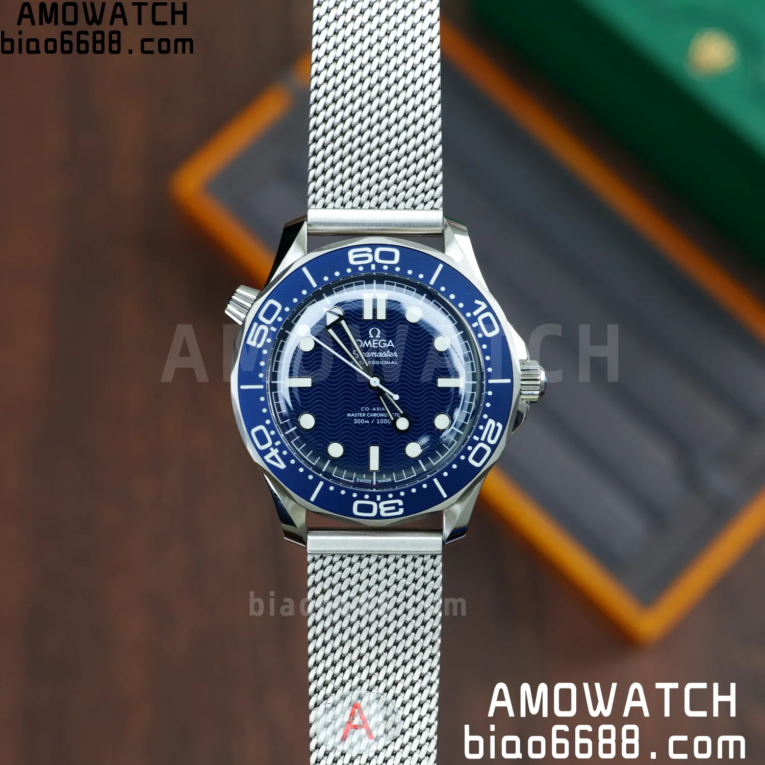 Omega Seamaster 300m 42mm VSF 1:1 Best Edition Blue Dial SA8806 Super Clone V6 79 43473f41d8360fa 阿默表行AmoWatch