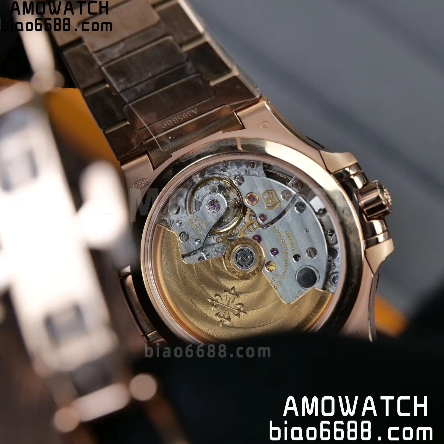 PP Nautilus 7118 RG Ladies DDF 1:1 Best Edition Silver Dial Diamonds Bezel on RG Bracelet DD324 Super Clone 94 453e90e747b1808 AMO Watch