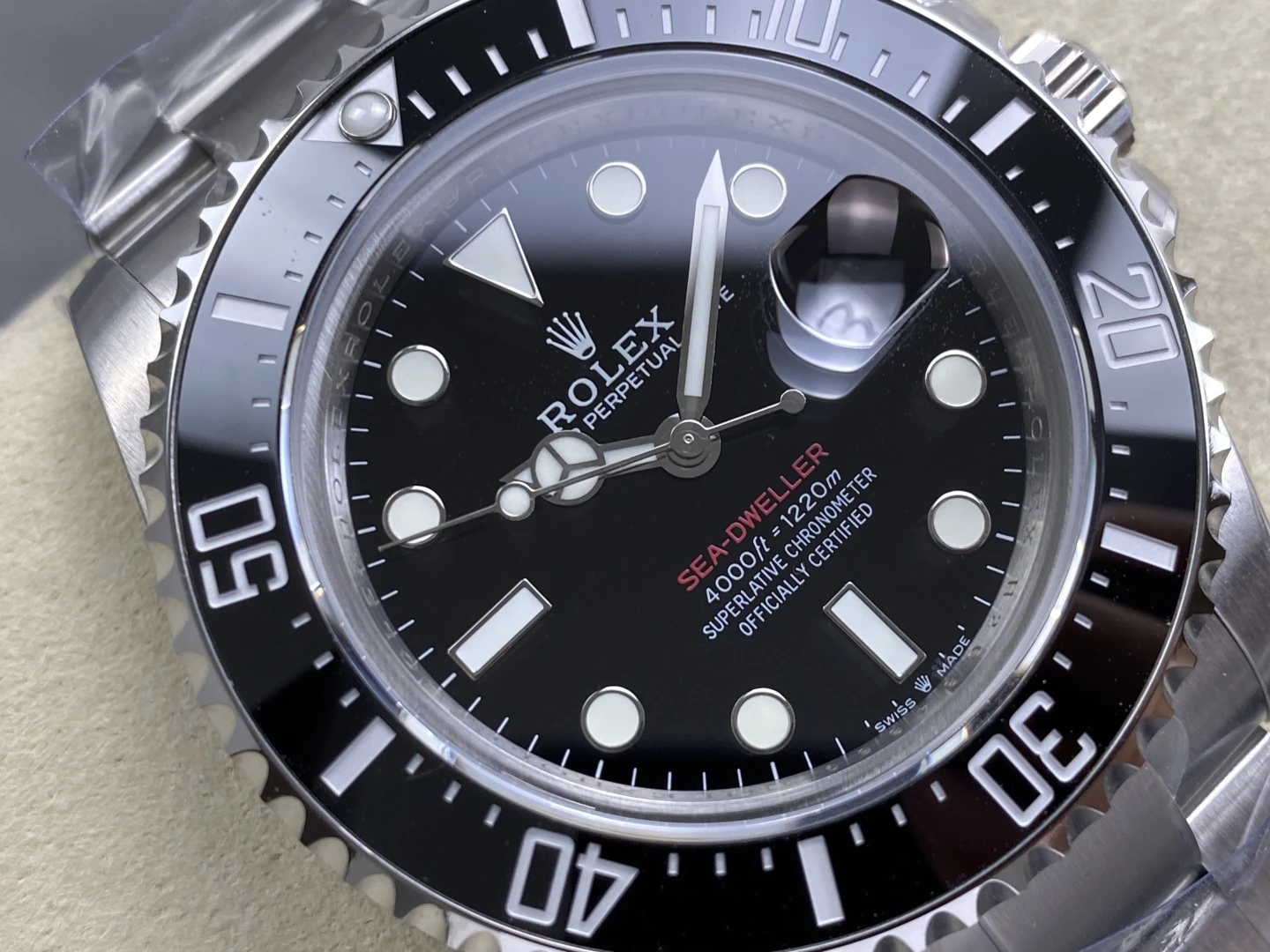 Rolex Sea Dweller 126600 QF 1:1 Best Edition 904L SS Case and Bracelet VR3235 36 462295efa4d3c46 阿默表行AmoWatch