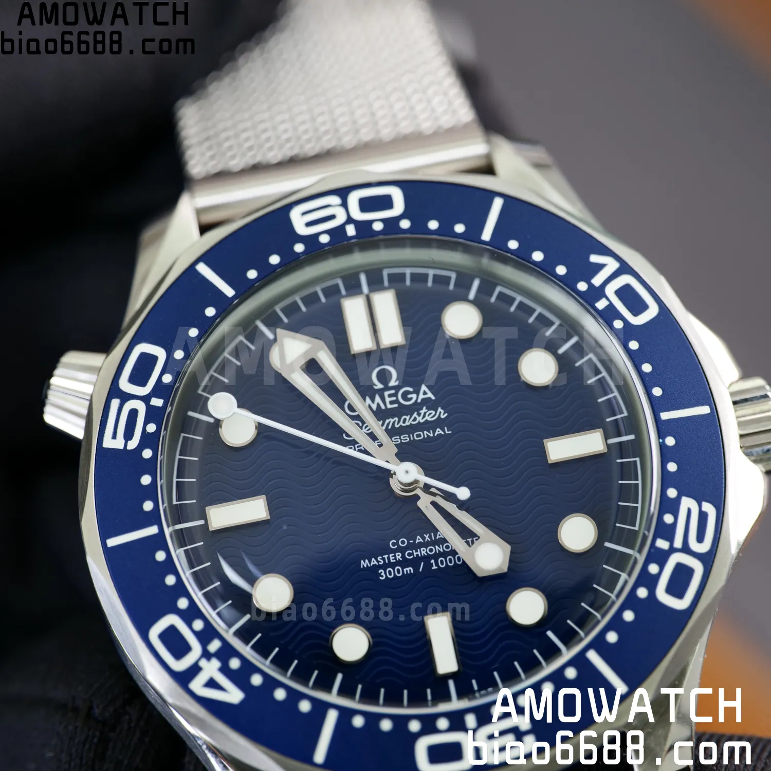 Omega Seamaster 300m 42mm VSF 1:1 Best Edition Blue Dial SA8806 Super Clone V6 91 47dcbf8aa45b59e 阿默表行AmoWatch